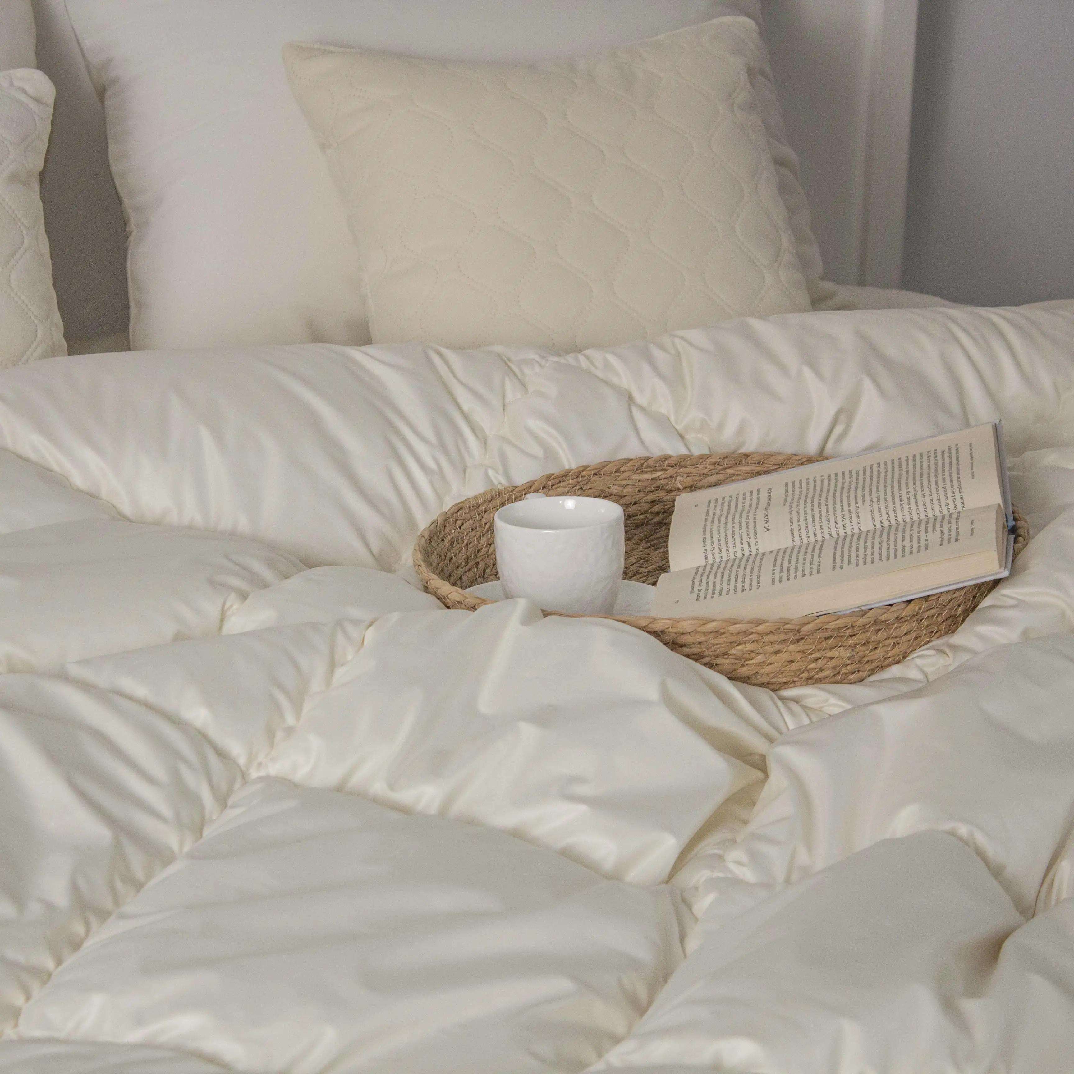 Одеяло Cloud Touch Wool молочная, 180x210 - Фото 4