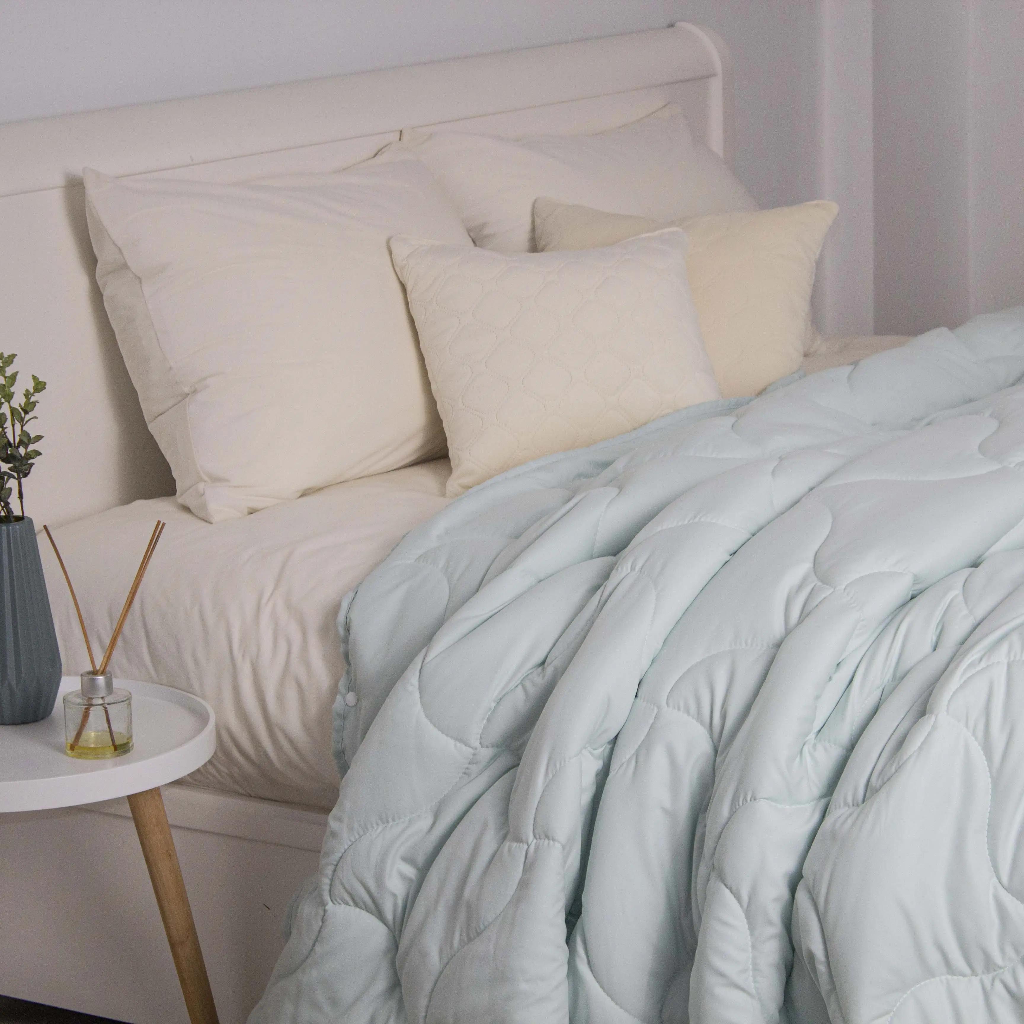 Одеяло Duo Season мятная/молочная, 150x210 - Фото 2