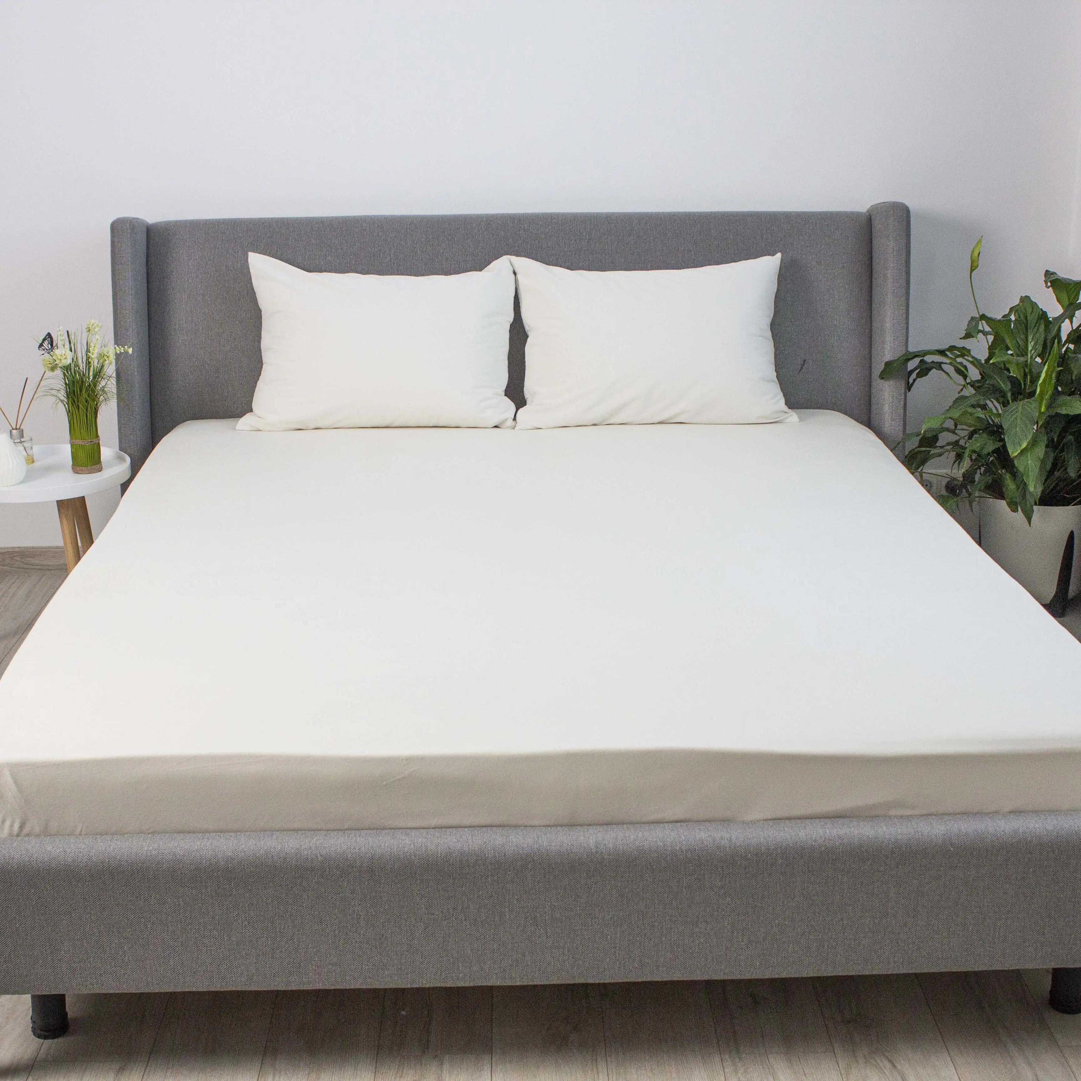 Простирадло ТЕП "VELOUR" з резинкою молочне