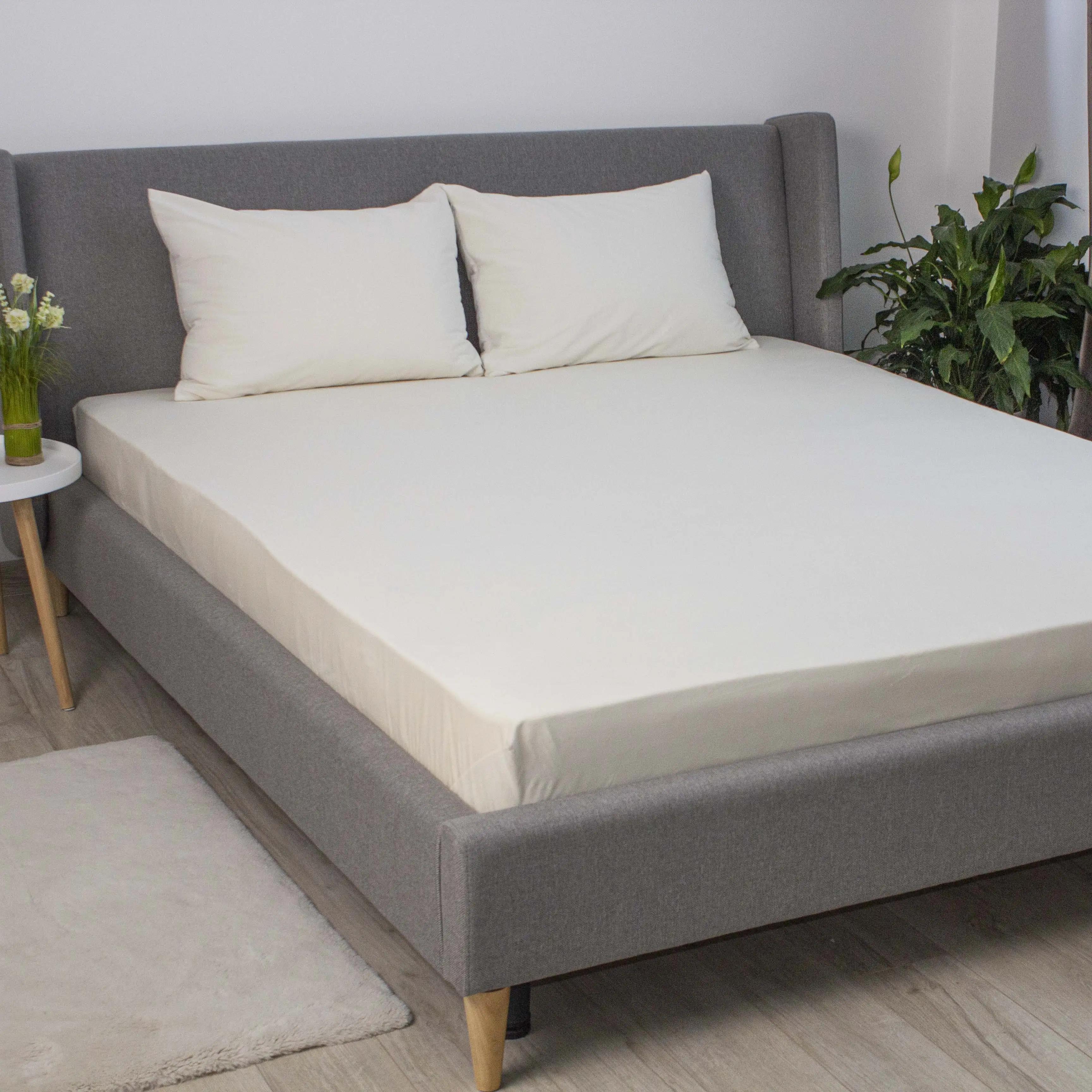 ПростыньТЕП "VELOUR" с резинкой молочное, 160x200 - Фото 4