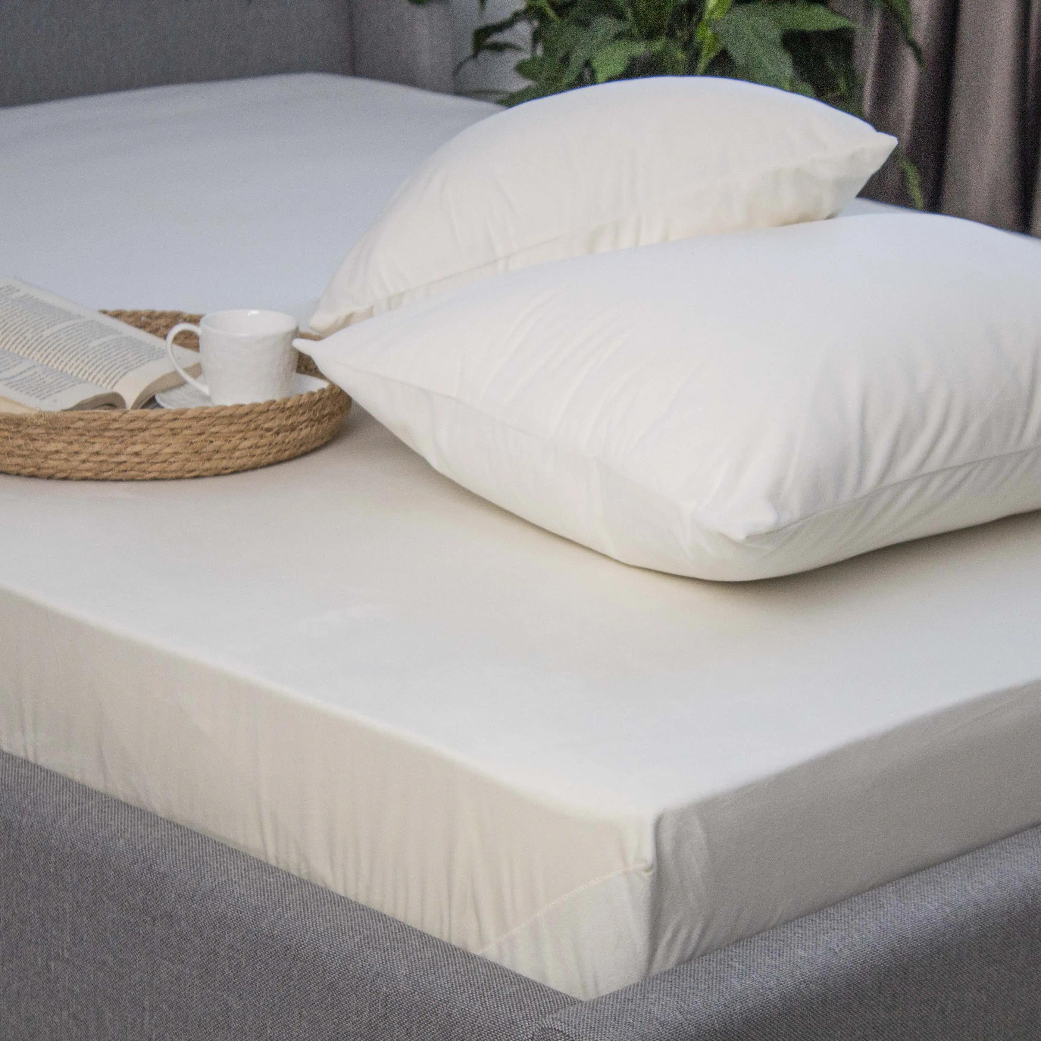 ПростыньТЕП "VELOUR" с резинкой молочное, 160x200 - Фото 6