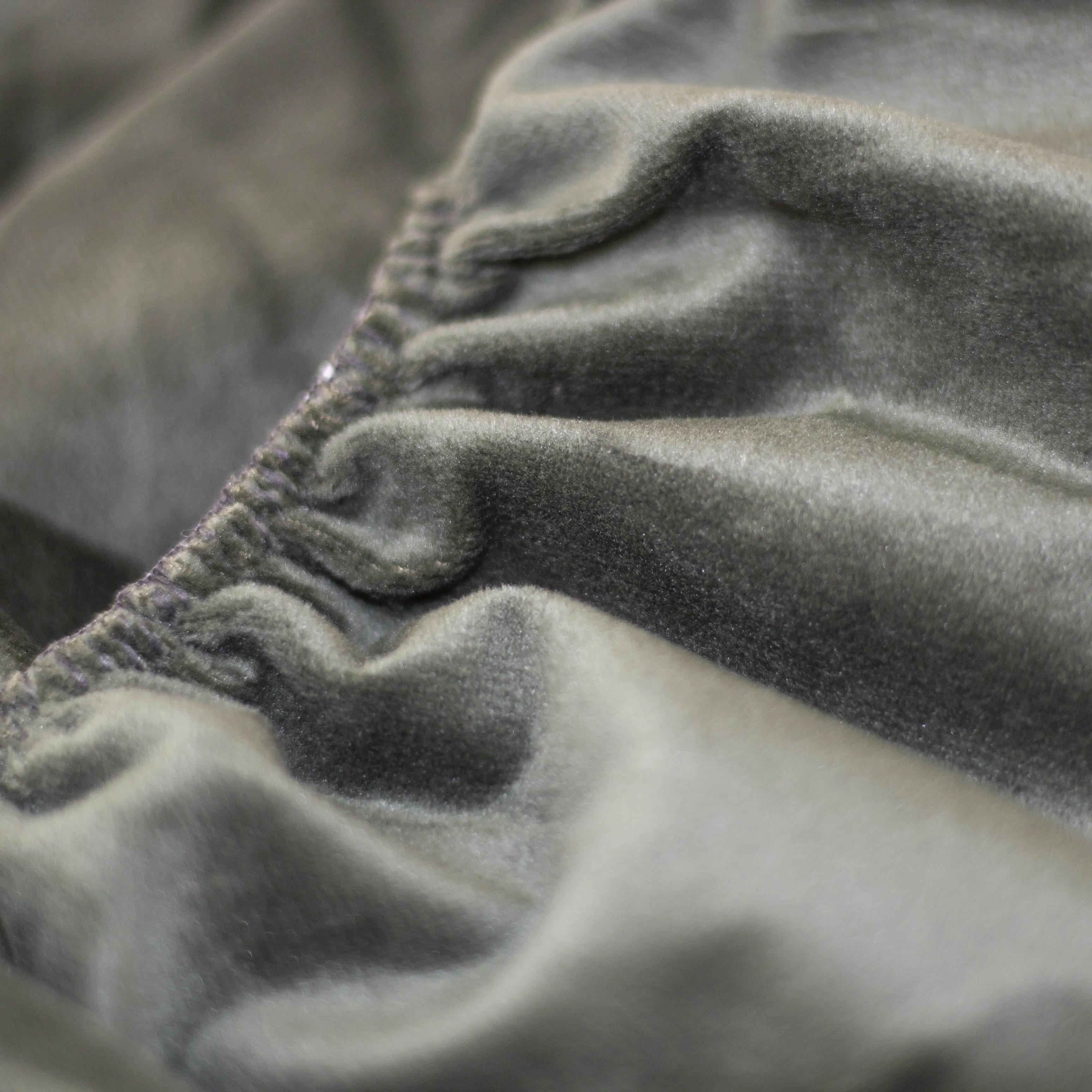 Простирадло ТЕП "VELOUR" з резинкою темно-зелений, 180x200 - Фото 8