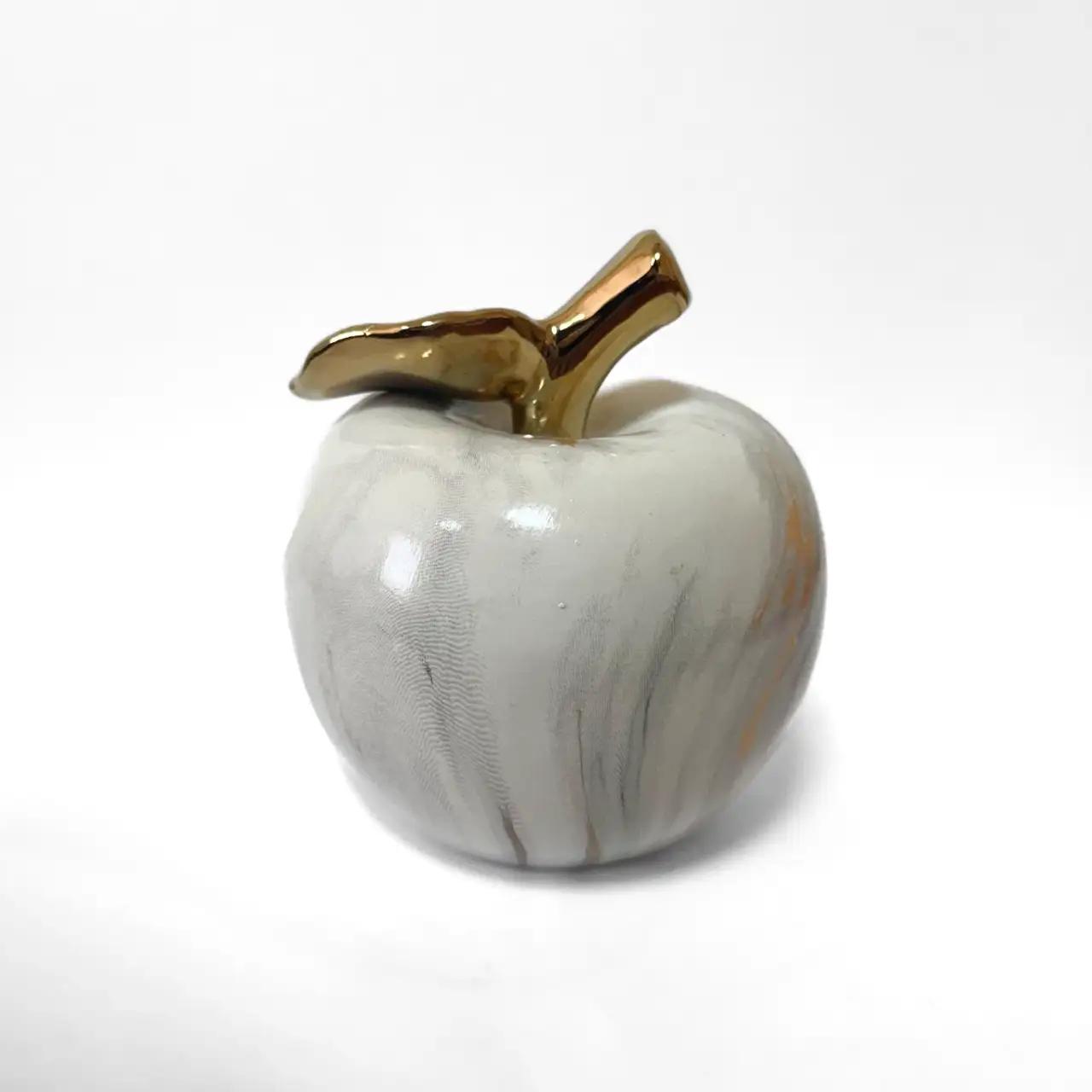 Декоративна фігурка “Marble Apple”, кераміка, 11.5x11.5x13 см