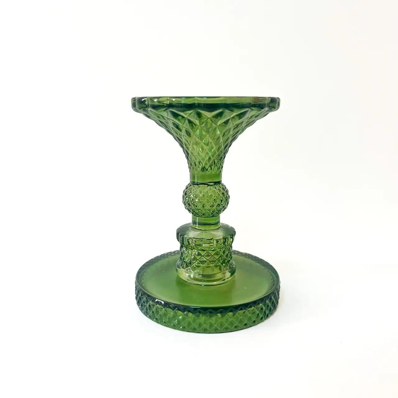 Подсвечник «Green Shine», 11,5 см, стекло, зеленый