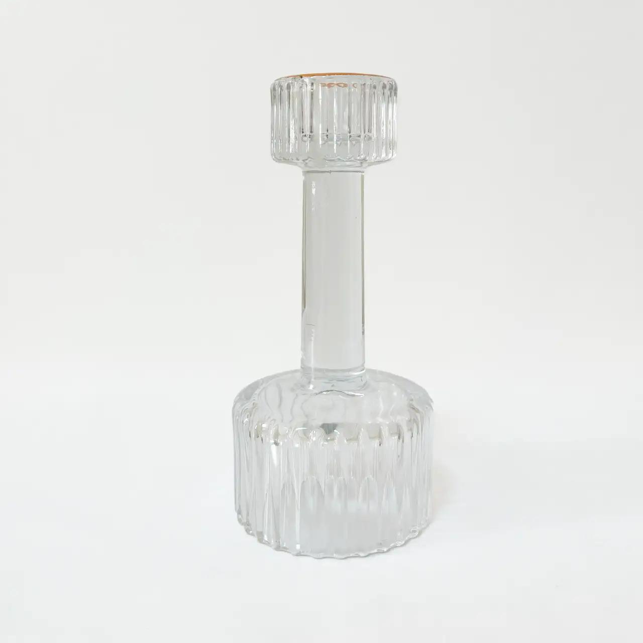 Подсвечник «Crystal Warmth», 15 см, стекло, прозрачный