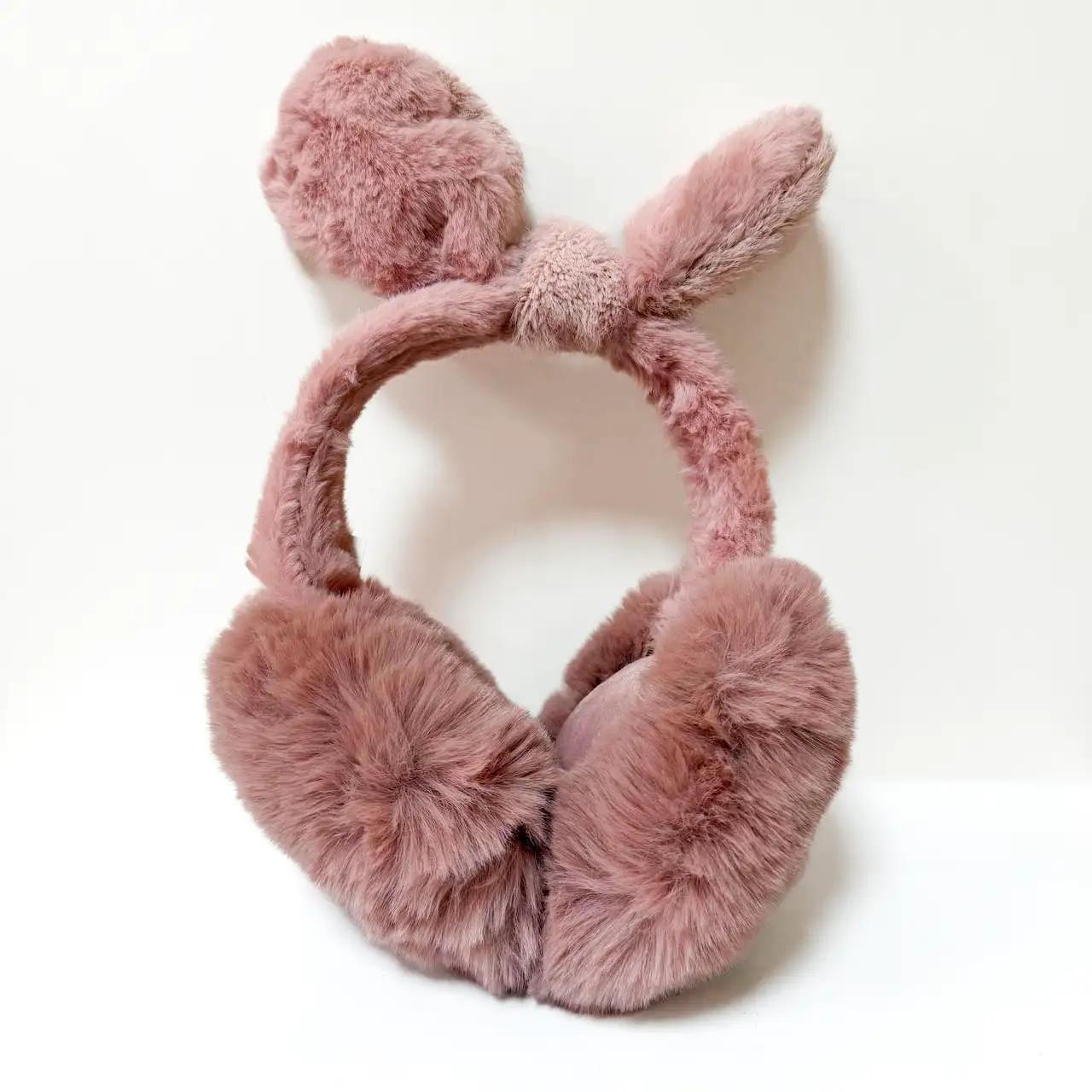 Детские наушники ТЕП Cozy Bunny темно-розовые