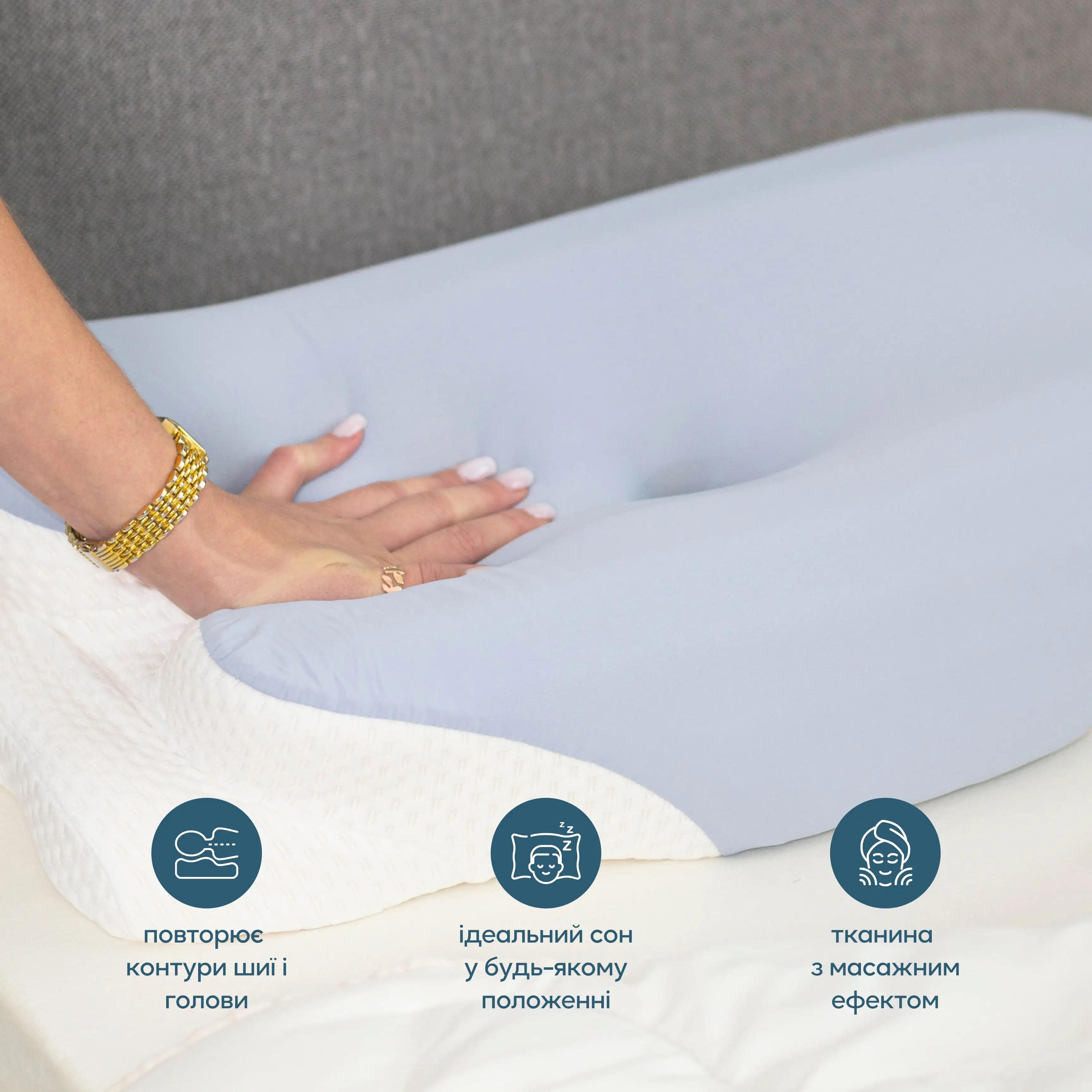 Shaped memory pillow, 62x37 - Photo 6