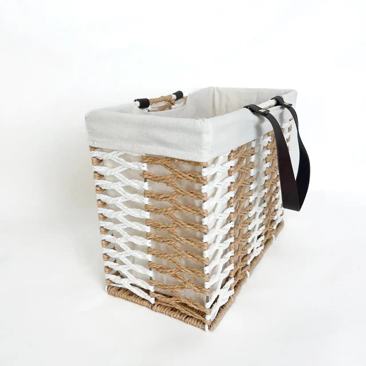 Комплект кошиків для дому Cozy Home, 2 шт, кремові - Фото 2