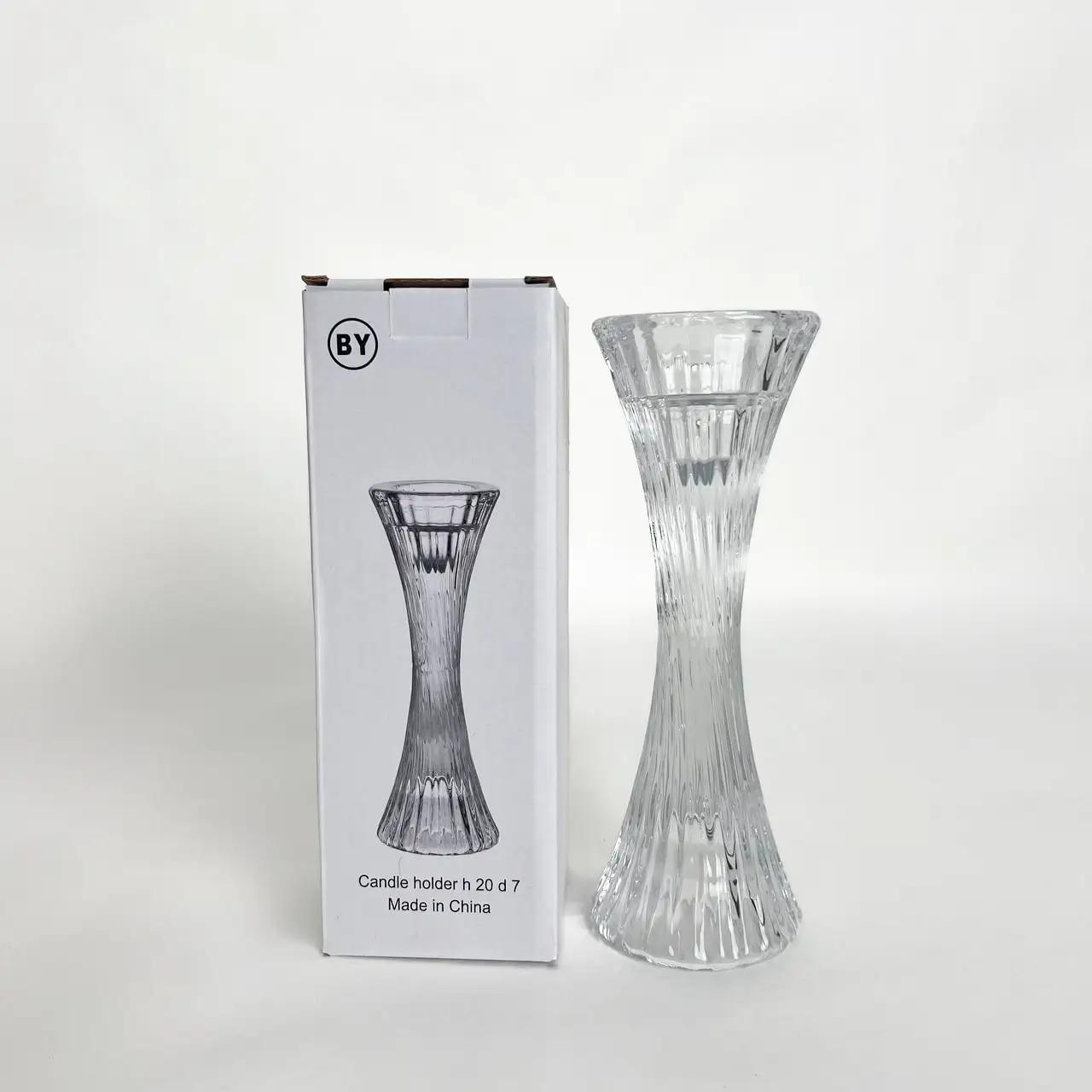 Подсвечник «Glass Light», 20 см, стекло, прозрачный - Фото 2