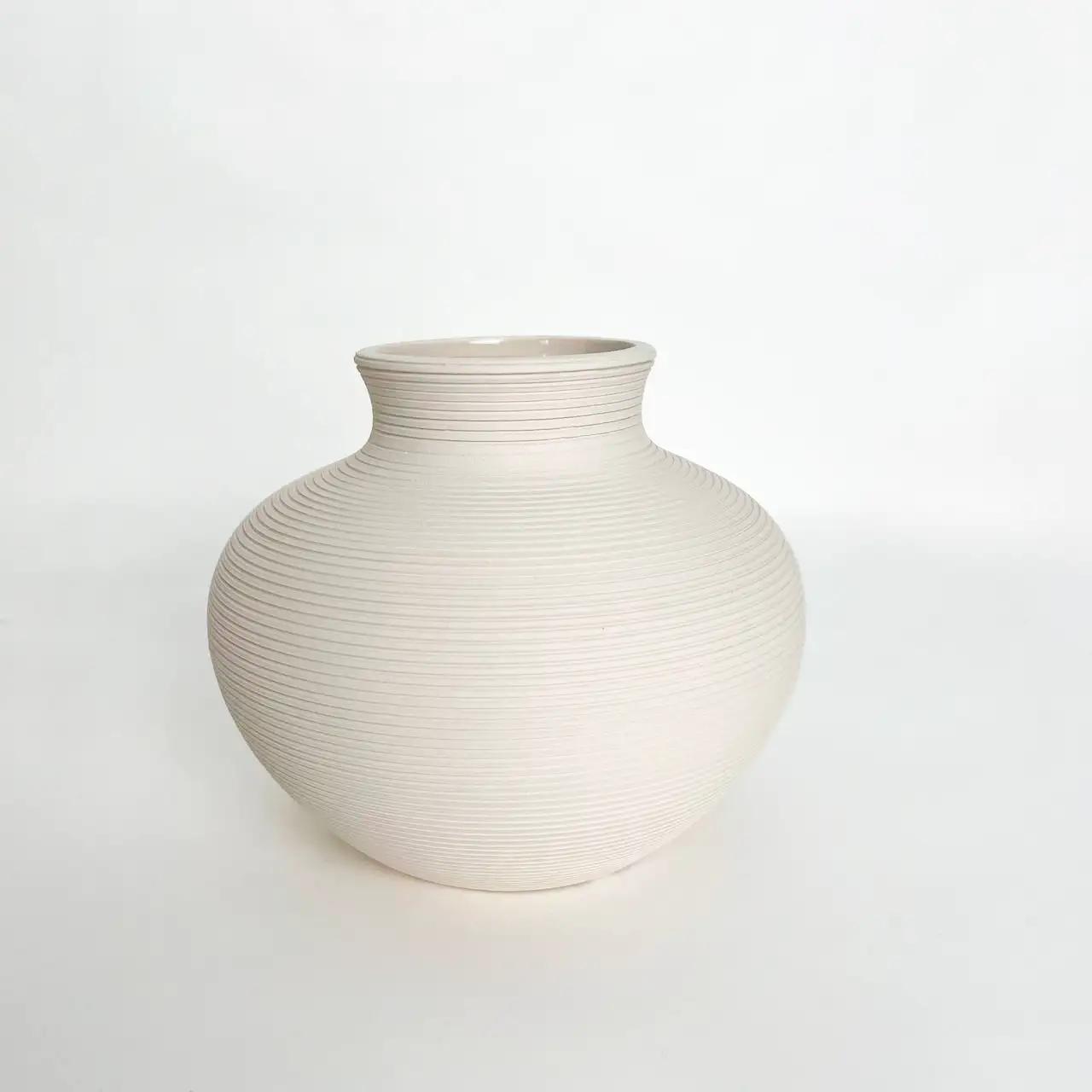 Ваза «Home Spirit», 19,5 см, керамічна, кремова