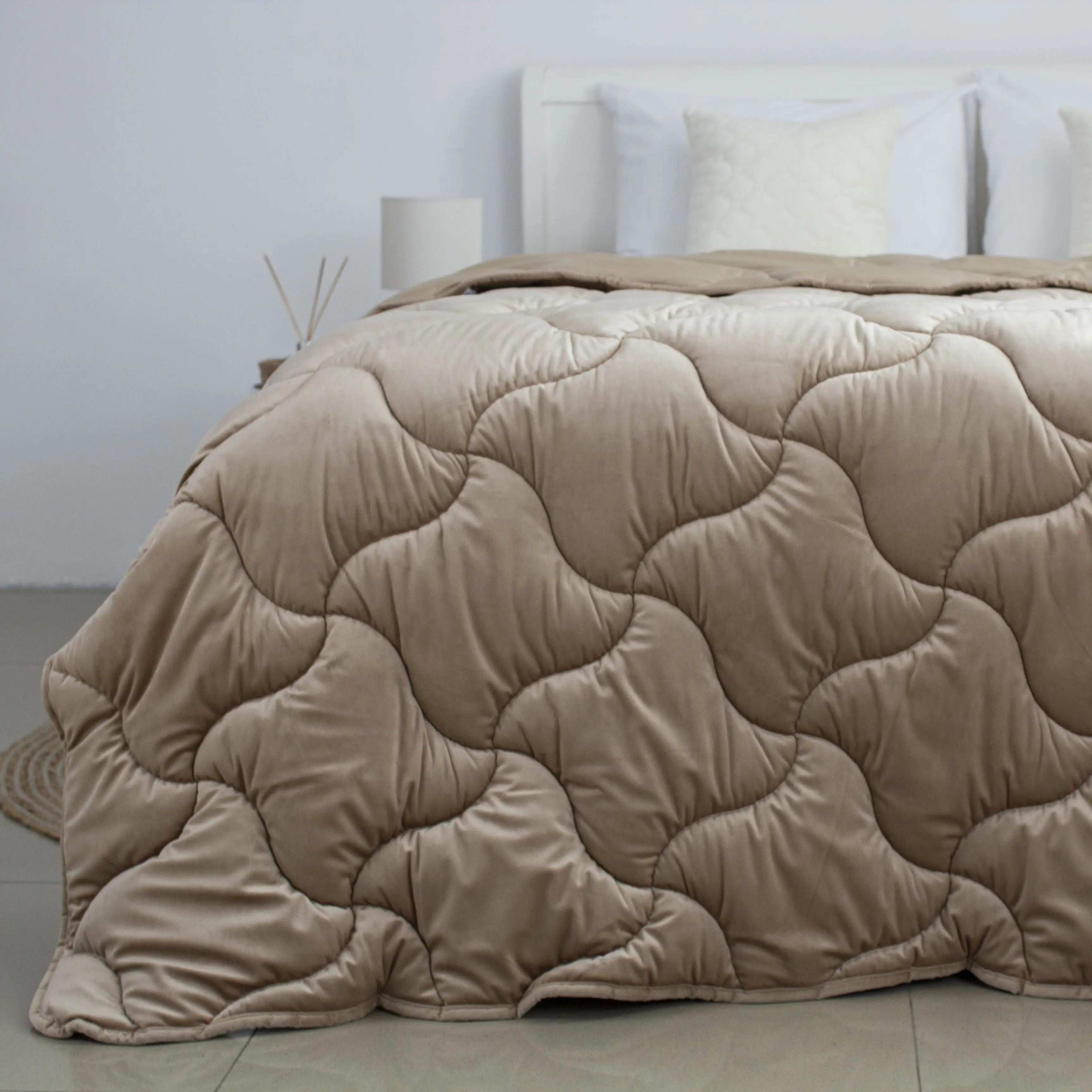 Ковдра ТЕП "VELOUR" Золотий беж, 180x210 - Фото 2