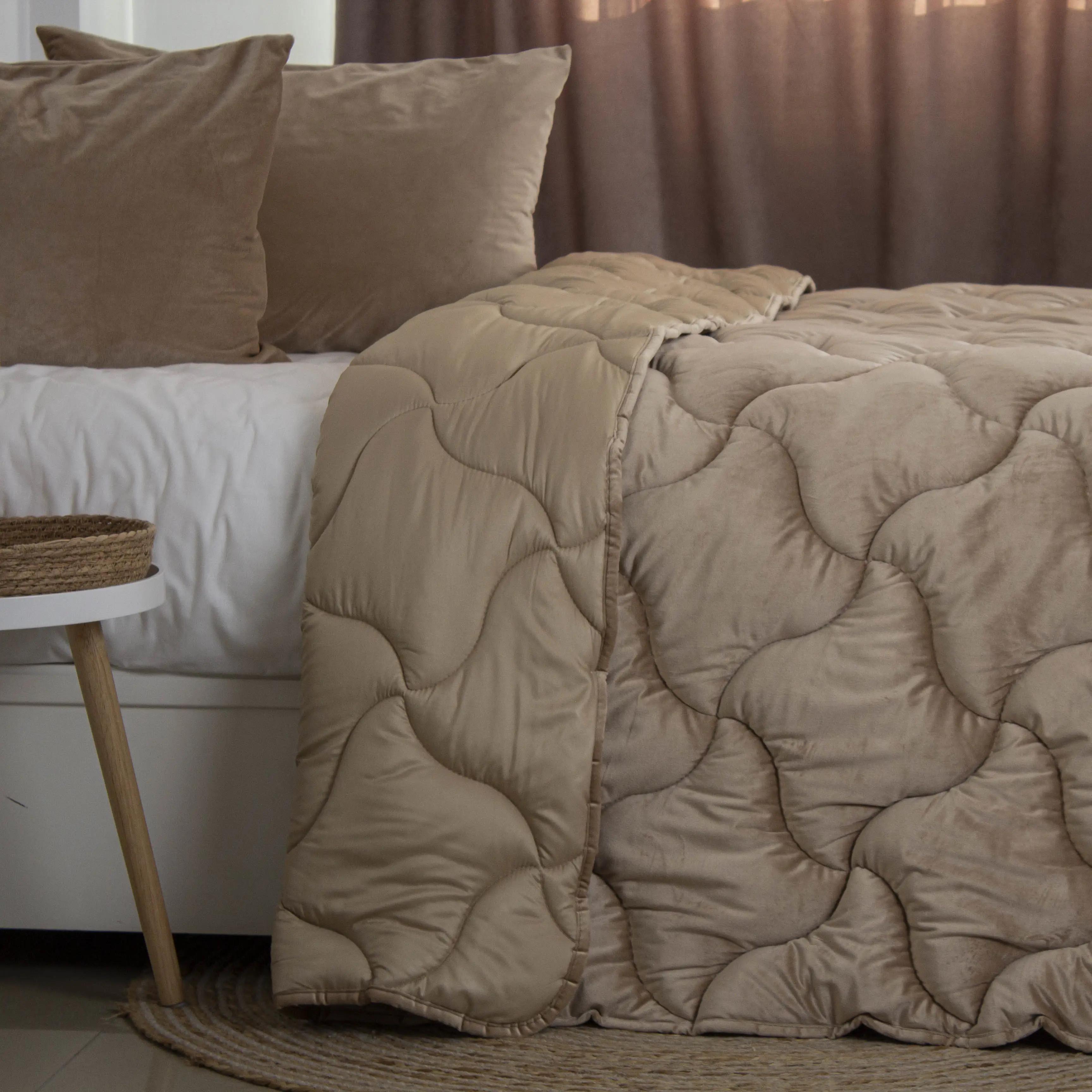 Ковдра ТЕП "VELOUR" Золотий беж, 180x210 - Фото 3