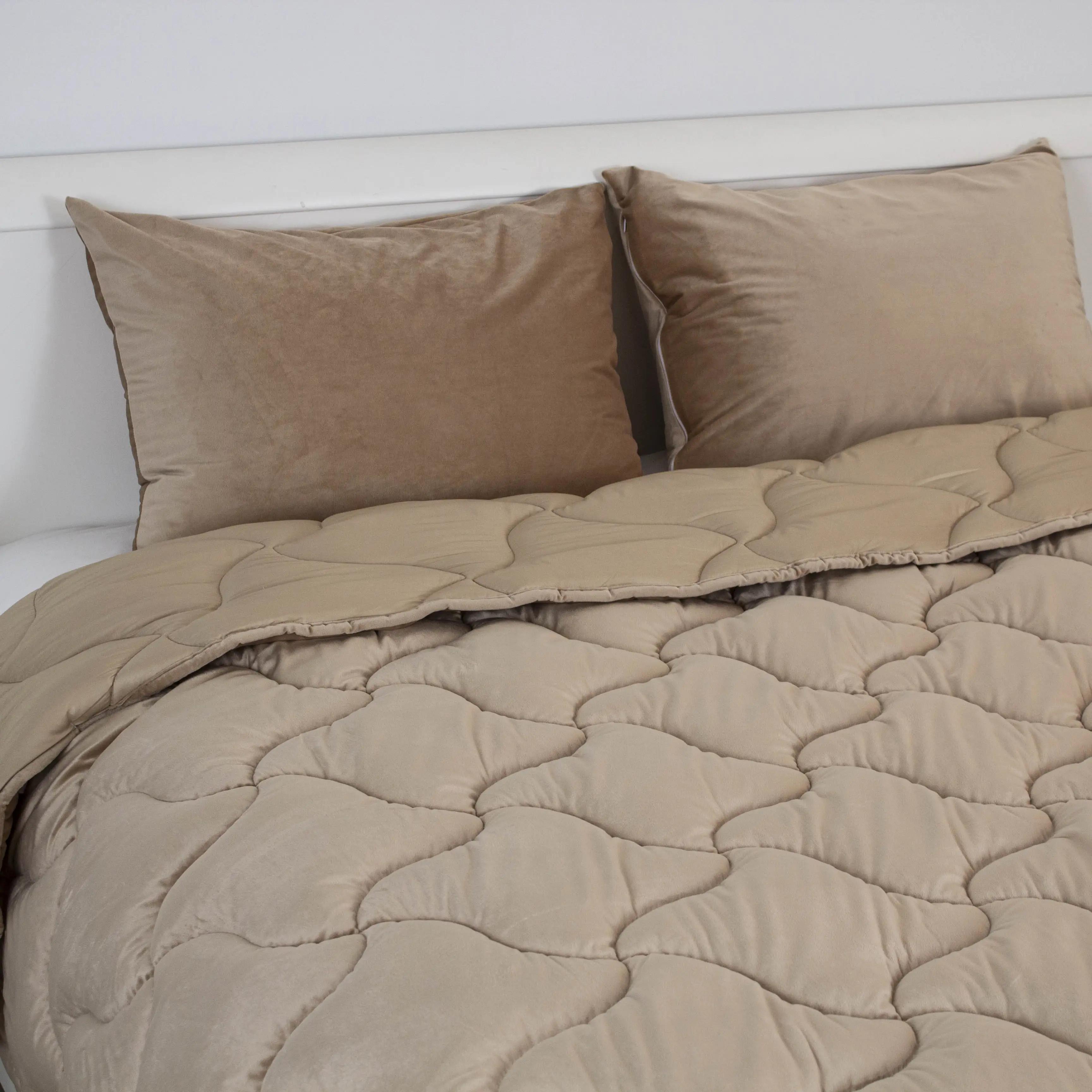 Ковдра ТЕП "VELOUR" Золотий беж, 180x210 - Фото 4