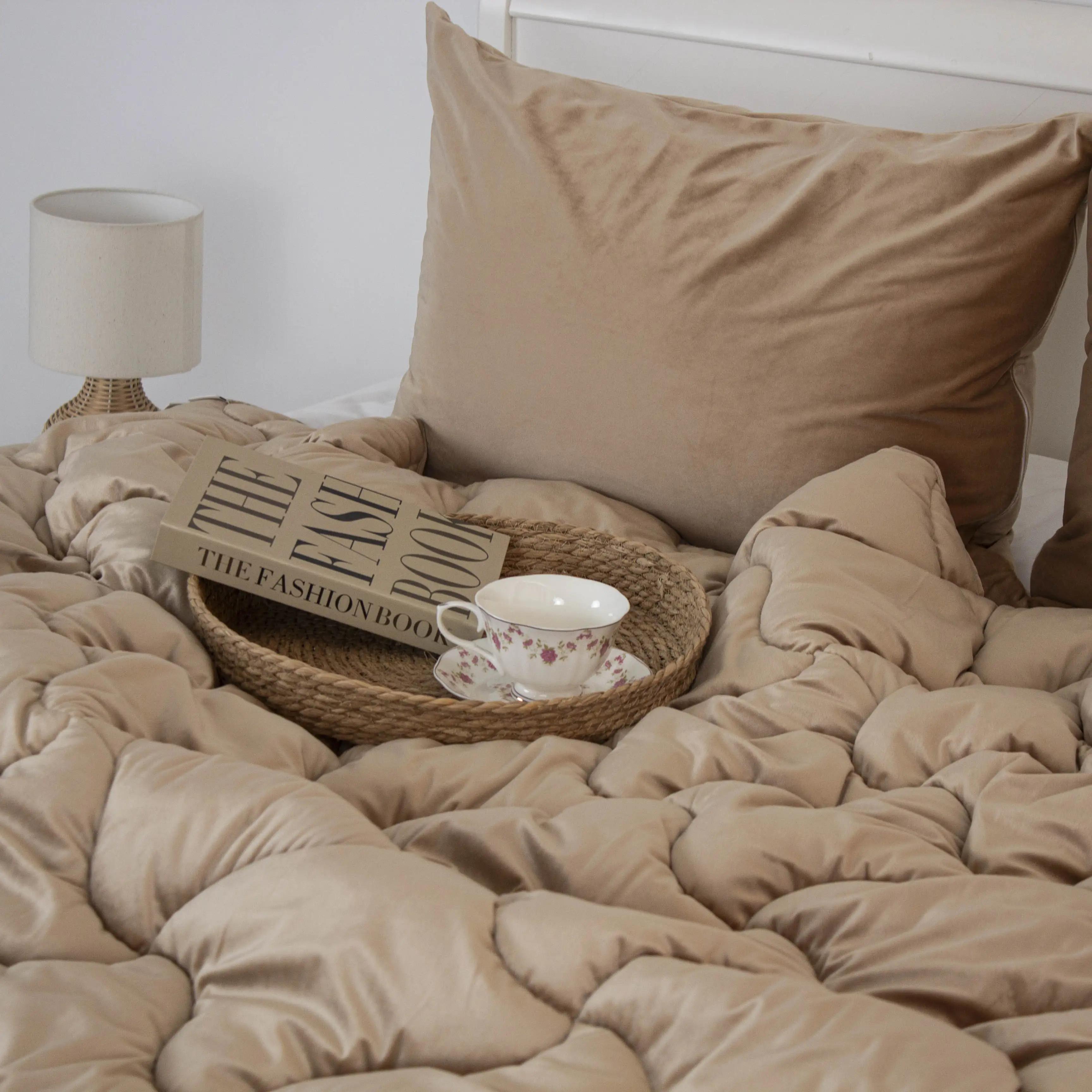 Ковдра ТЕП "VELOUR" Золотий беж, 180x210 - Фото 6