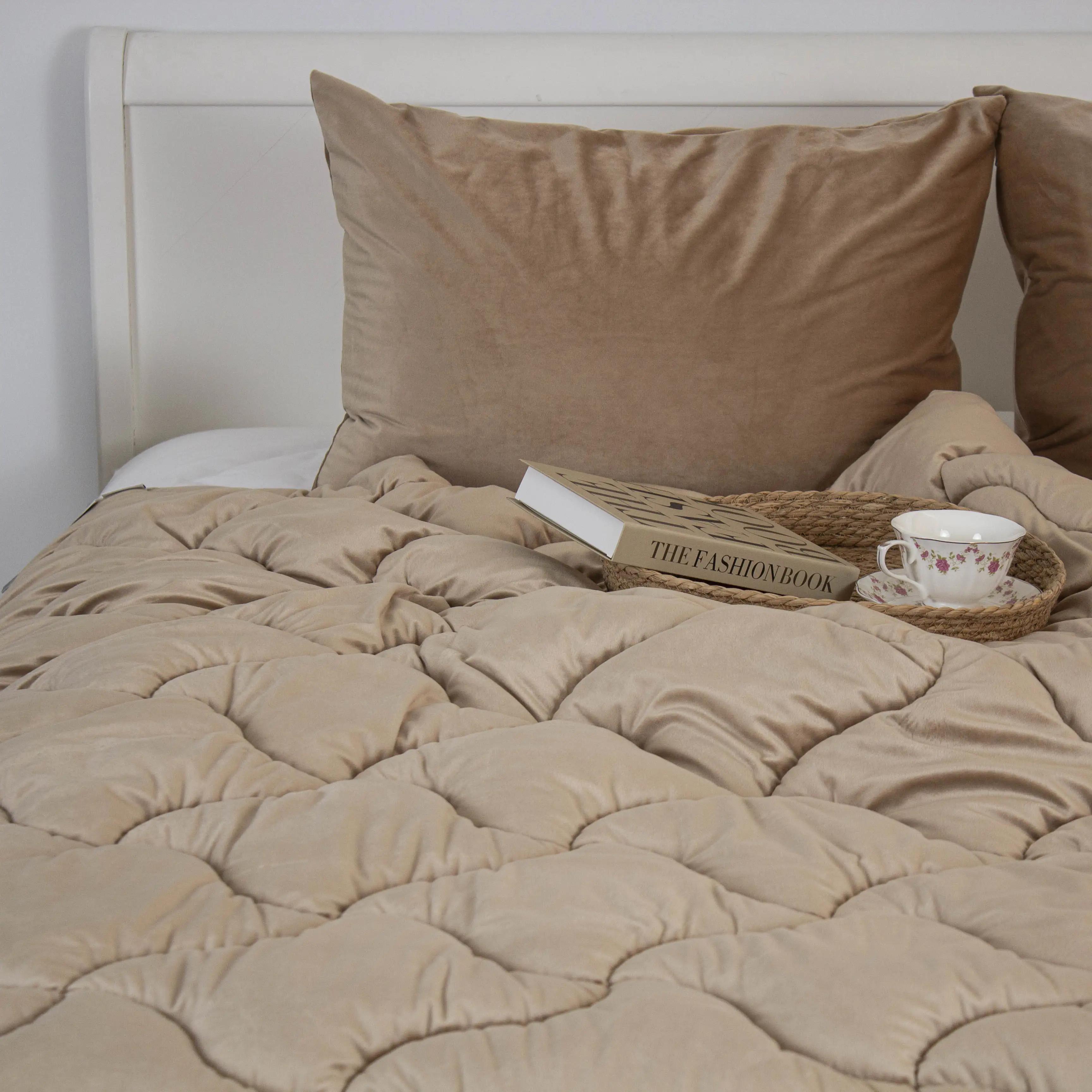 Ковдра ТЕП "VELOUR" Золотий беж, 180x210 - Фото 5