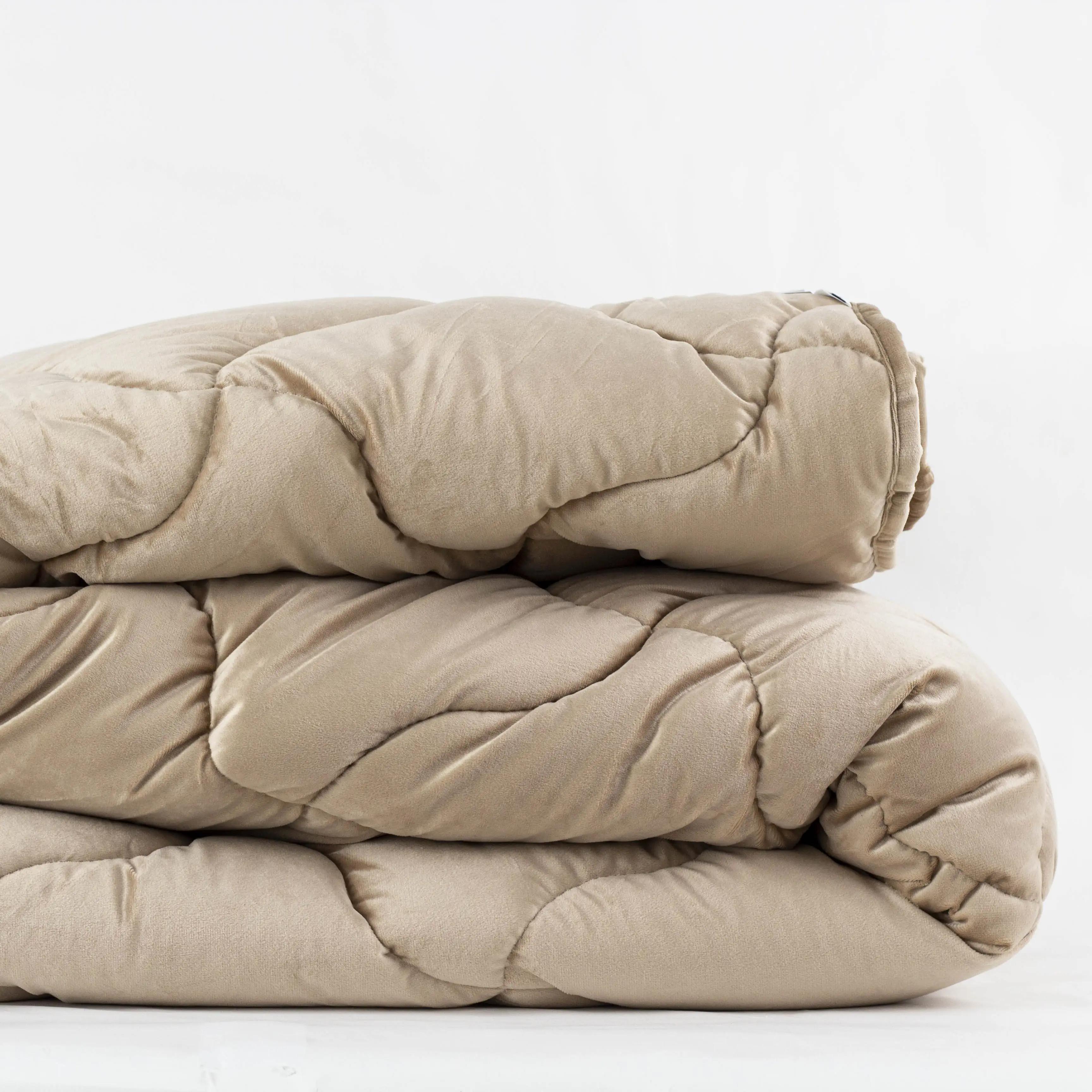 Ковдра ТЕП "VELOUR" Золотий беж, 180x210 - Фото 8