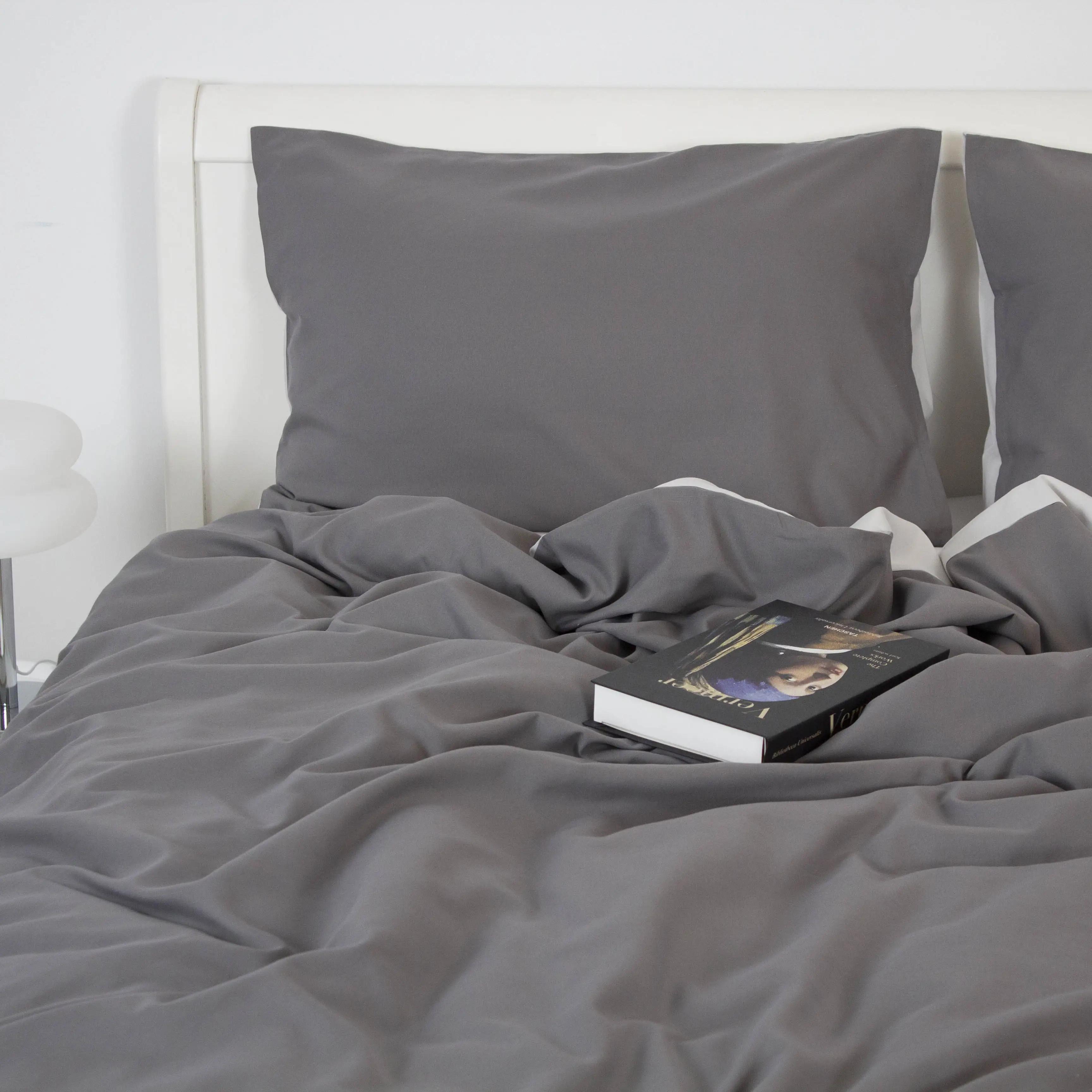 Комплект постельного белья Melluna Touch Grey, двуспальное - Фото 3