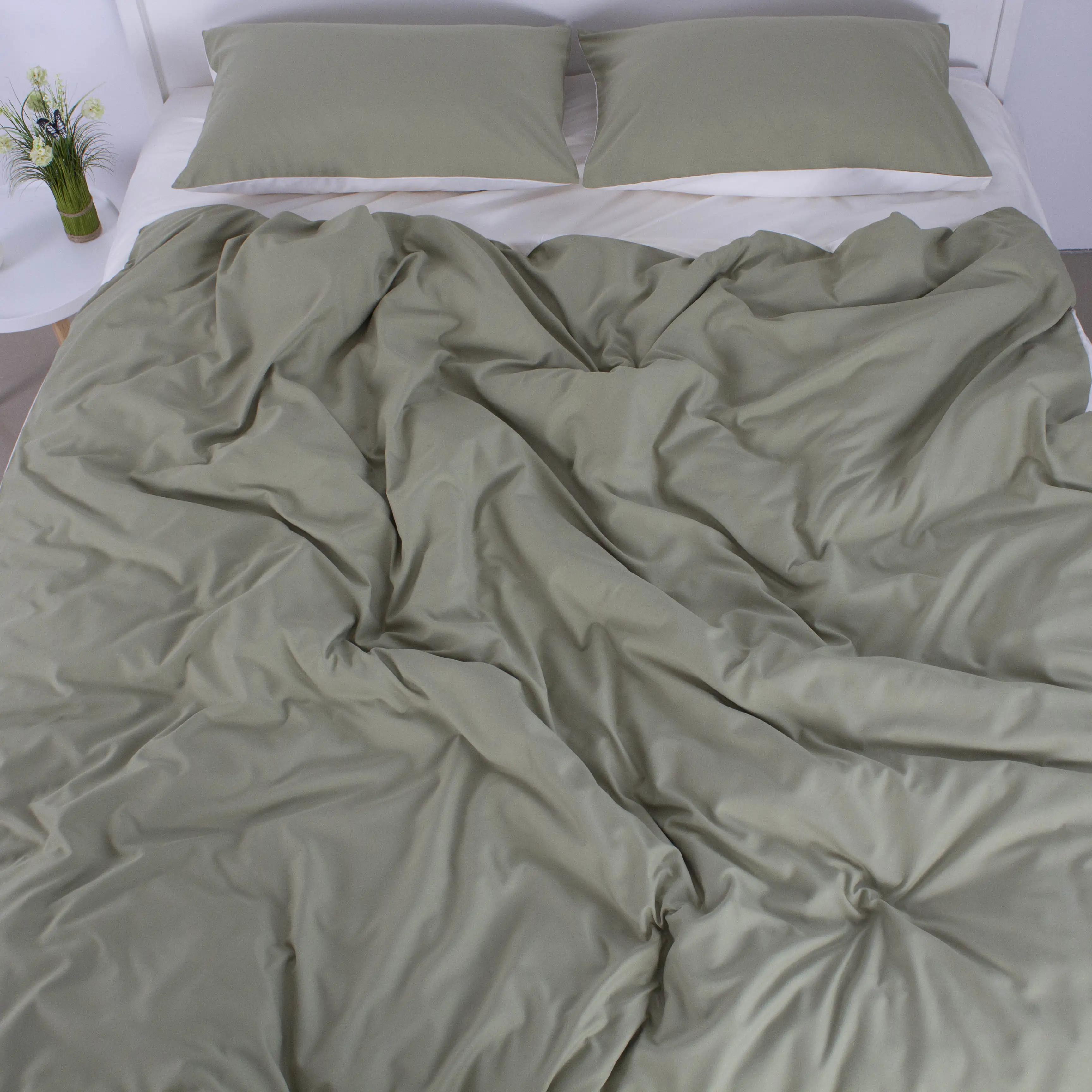 Комплект постельного белья Melluna Touch Olive, полуторное - Фото 6