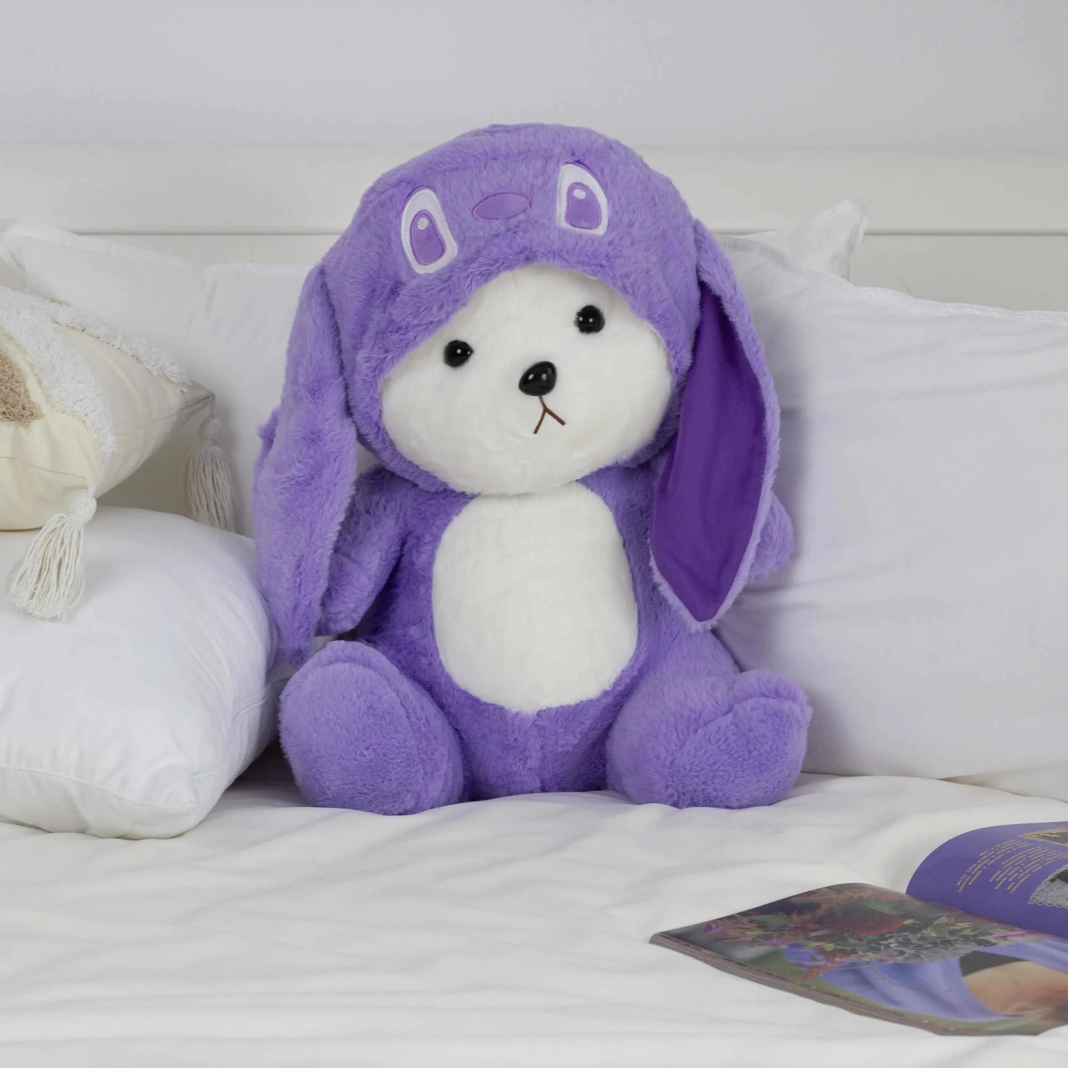 М'яка іграшка Ведмедик Тедді в костюмі Ангел з пледом — Angel Teddy Functional Warm Set - Фото 2