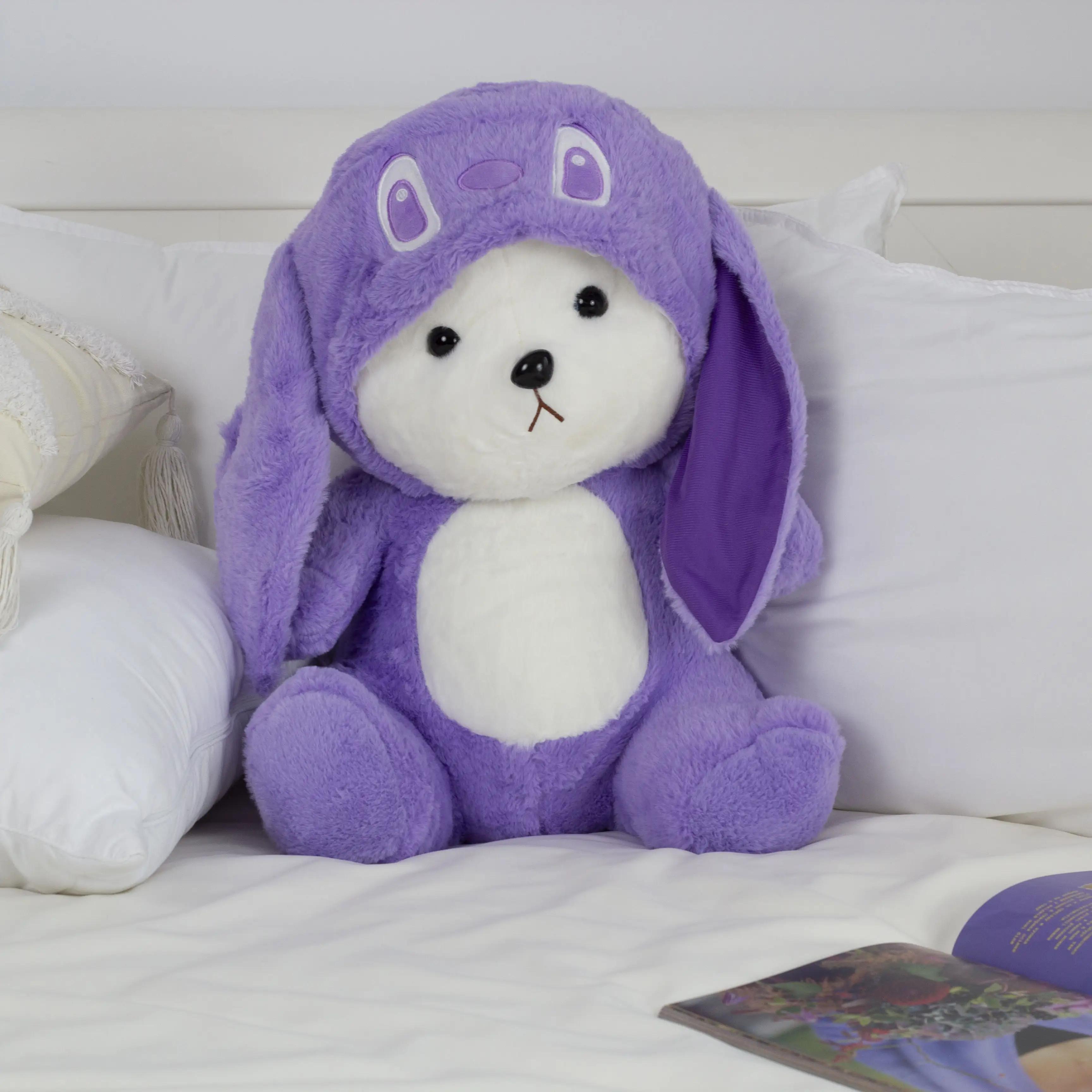 М'яка іграшка Ведмедик Тедді в костюмі Ангел з пледом — Angel Teddy Functional Warm Set - Фото 3