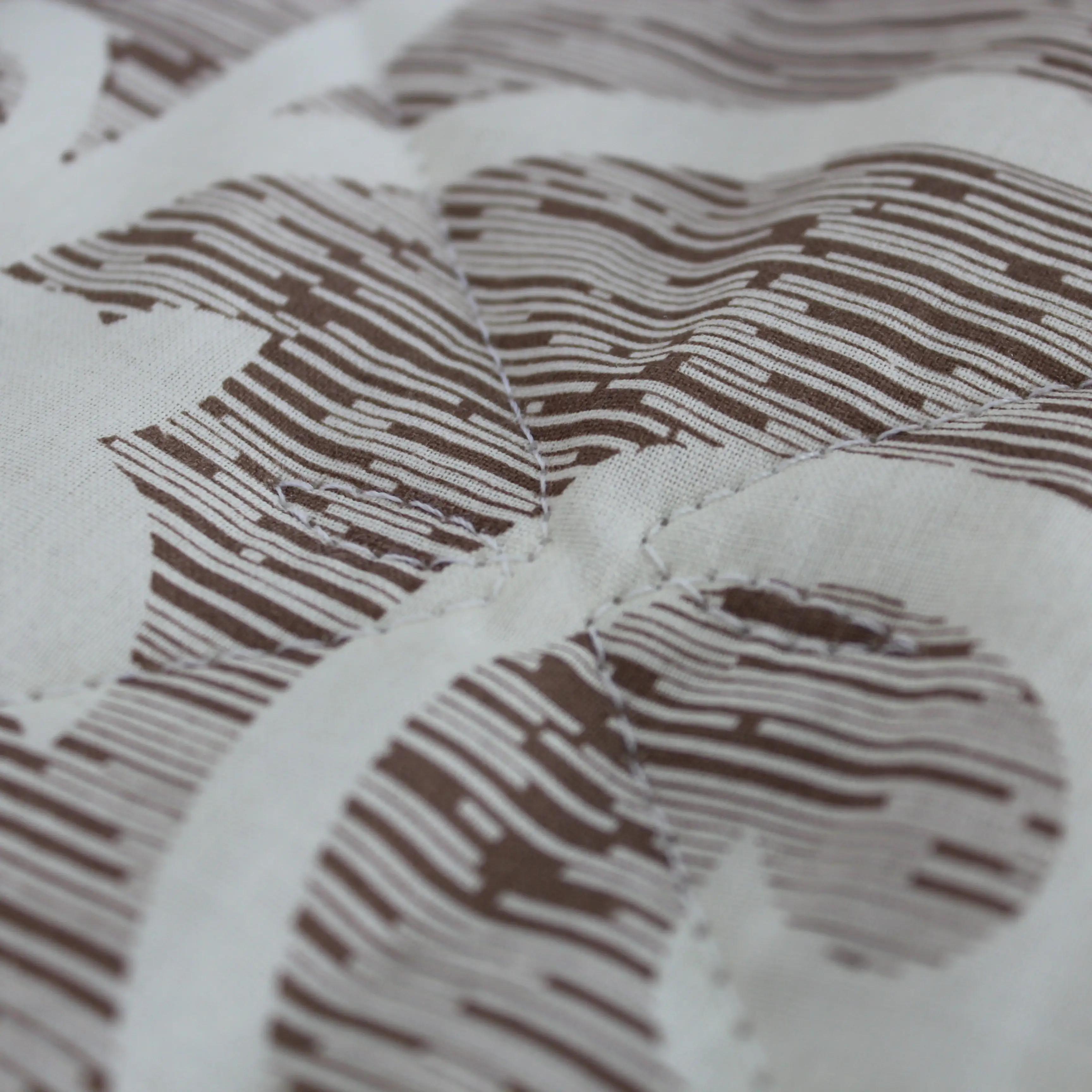 Покрывало ТЕП "ELEGANT COTTON" 2 наволочки 50*70 см Beige and White , 220x240 - Фото 6