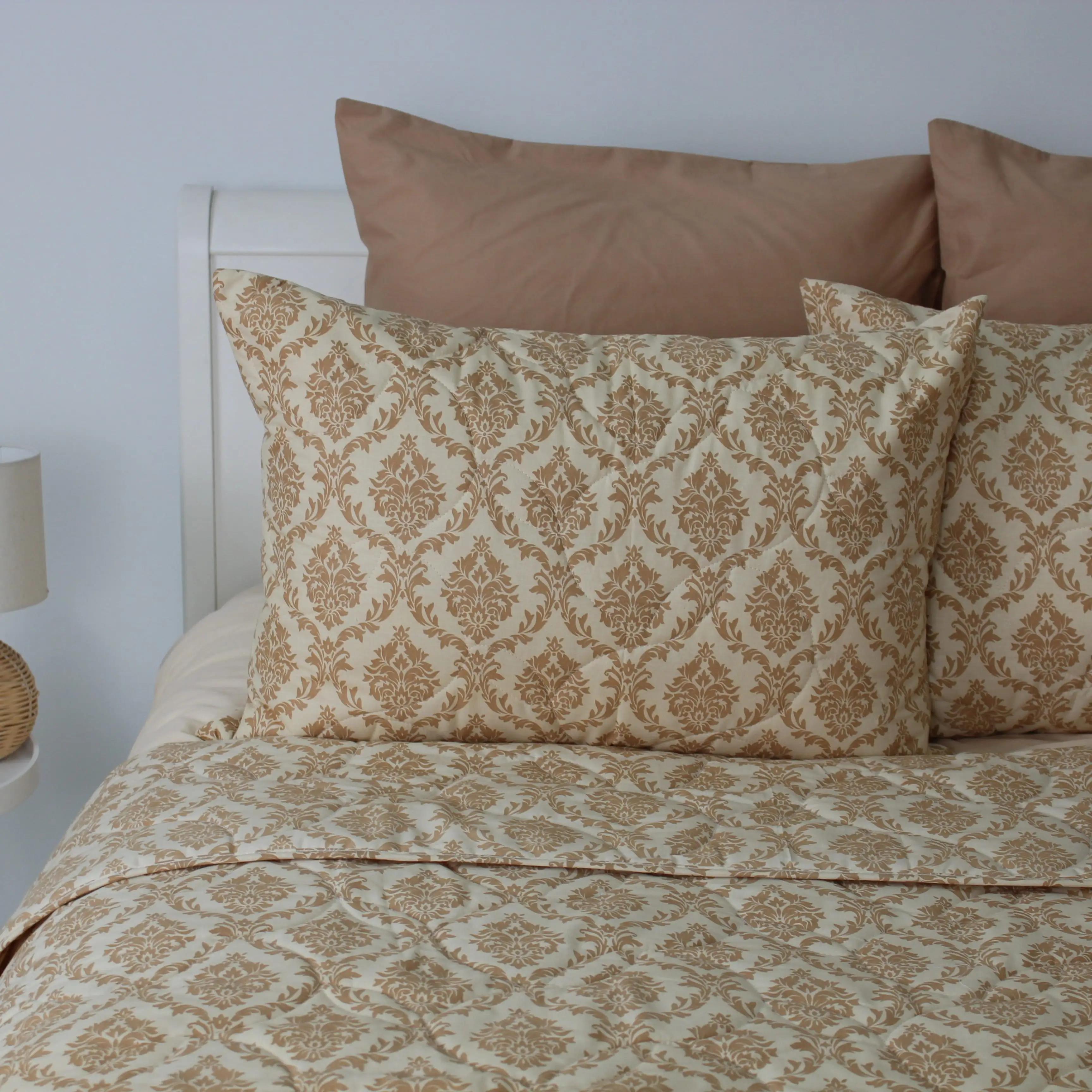 Покривало ТЕП "ELEGANT COTTON" 2 наволочки 50*70 см Beige Fantasy, 180x240 - Фото 4