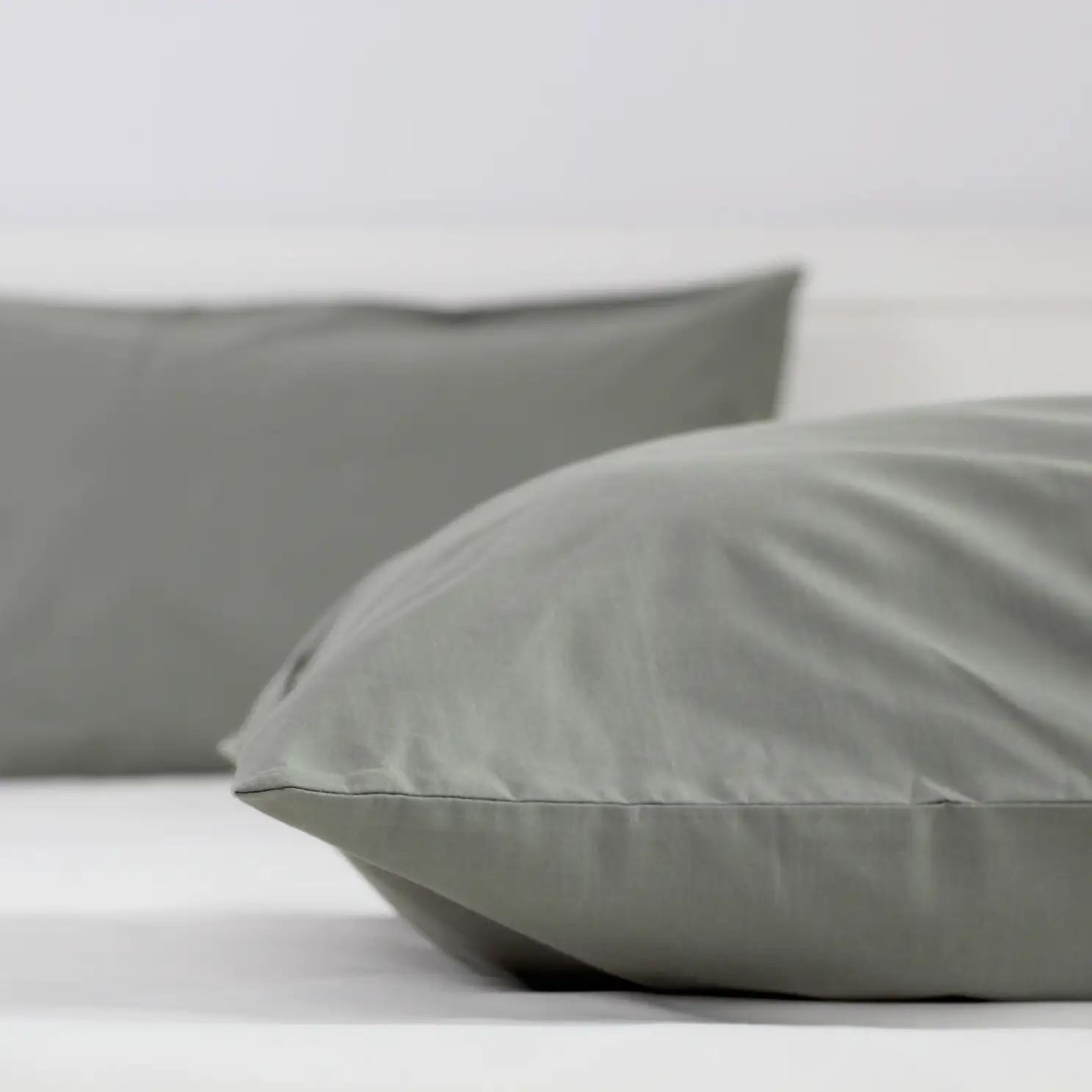 Комплект наволочок ТЕП скрутка Green-Gray, 50x70 - Фото 4