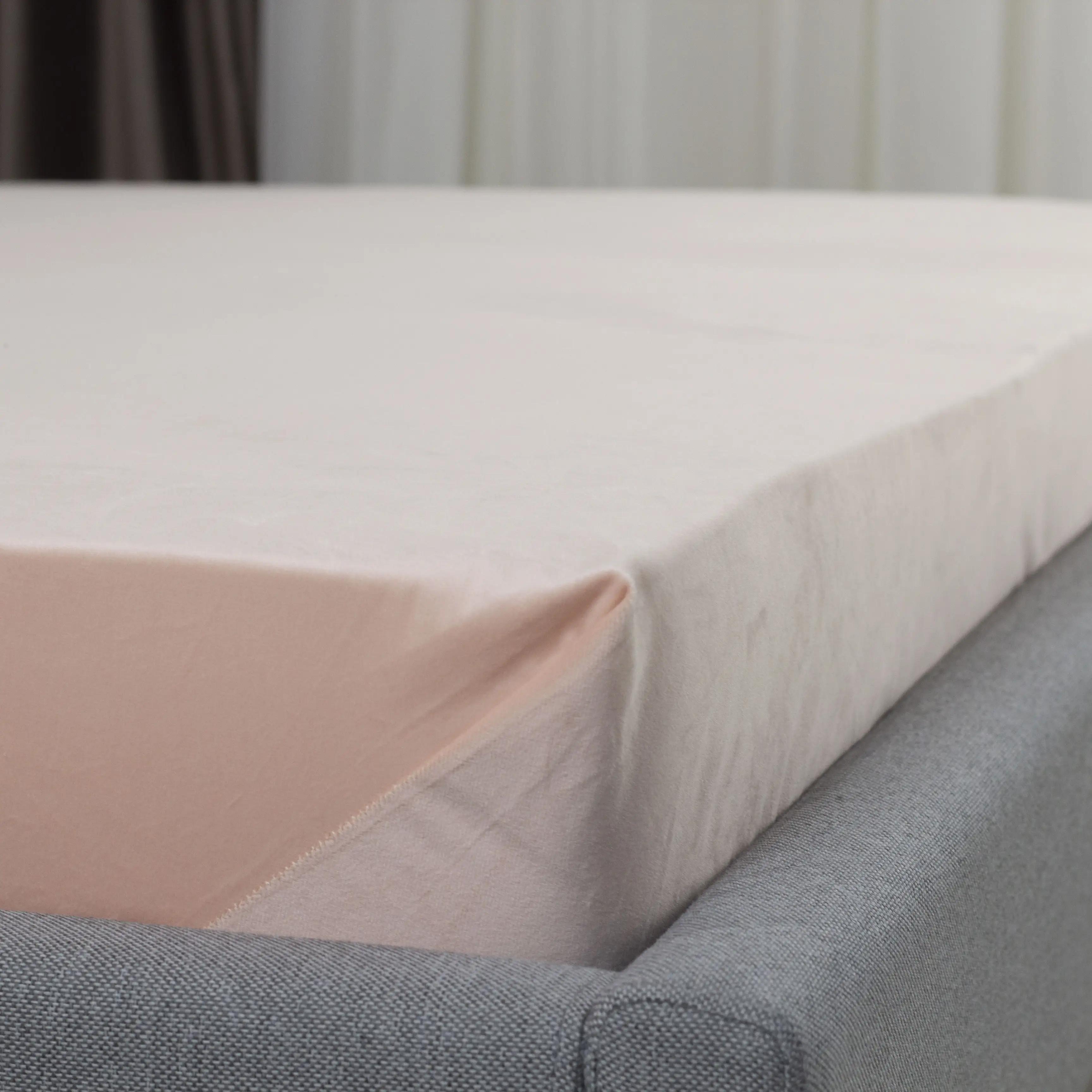 Простирадло ТЕП "VELOUR" з резинкою пудрове, 180x200 - Фото 4