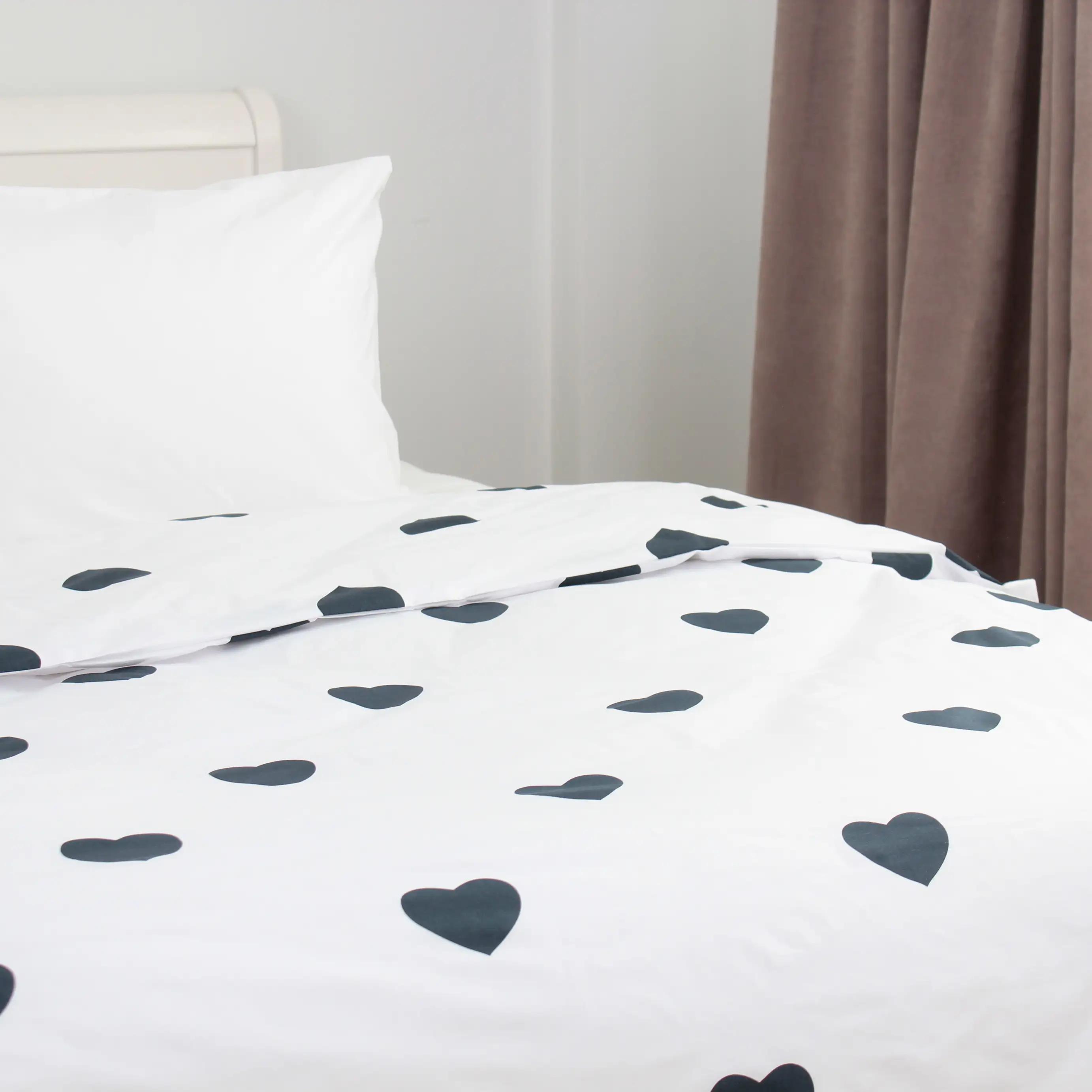 Duvet cover TEP Navy Blue Love Reverse (eco)