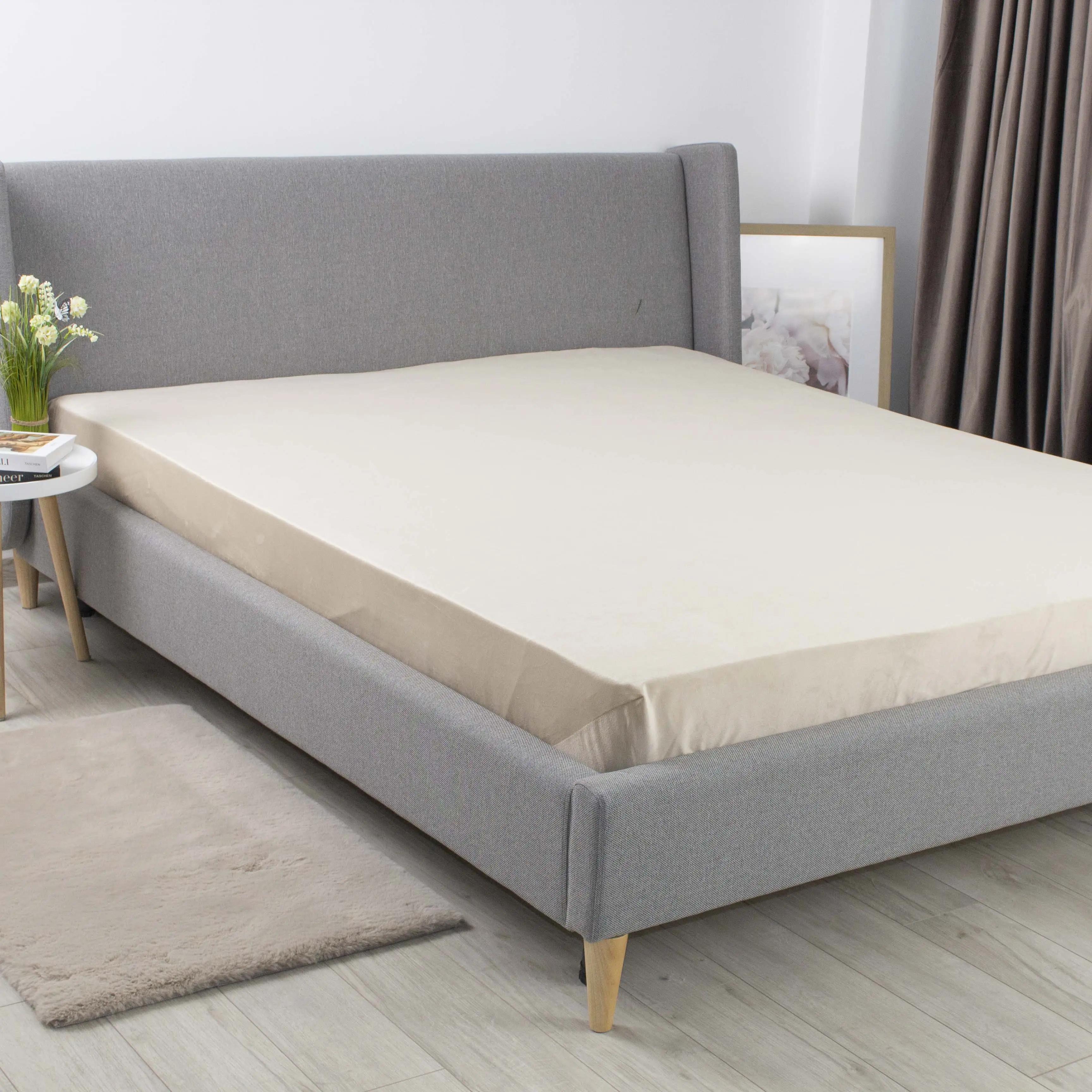 Простирадло ТЕП "VELOUR" з резинкою бежеве, 160x200 - Фото 4