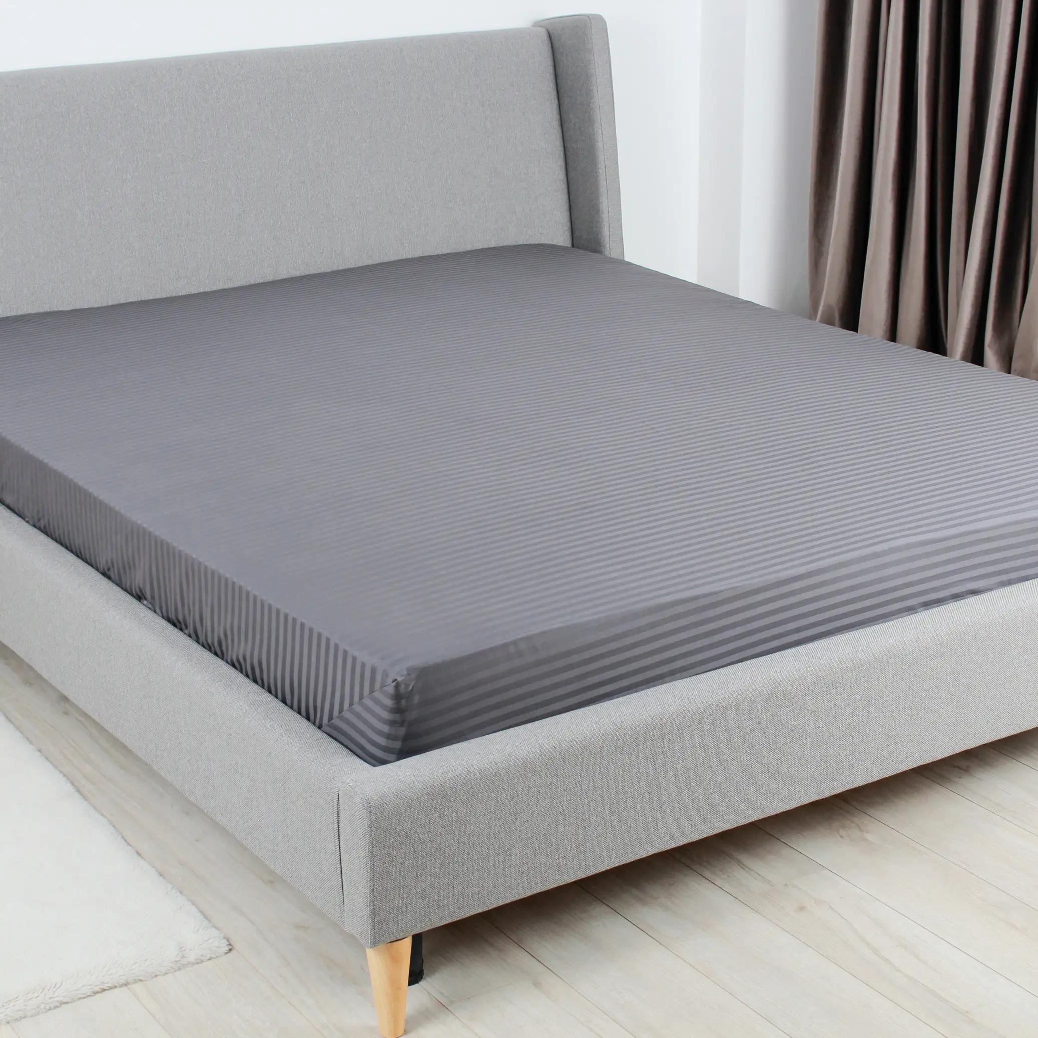 Простирадло "ТЕП" з резинкою сатин Graphite, 180x200 - Фото 2