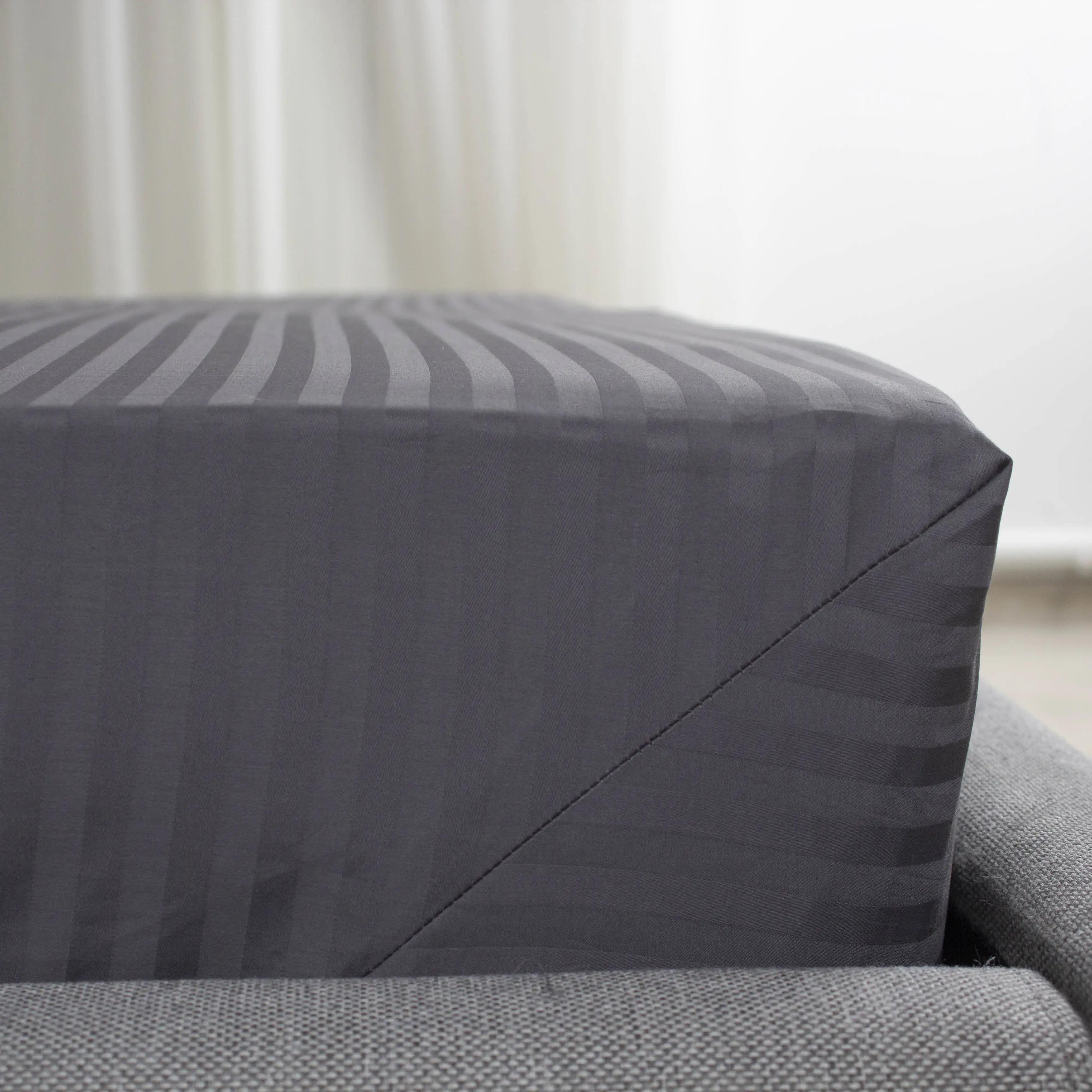 Простирадло "ТЕП" з резинкою сатин Graphite, 180x200 - Фото 4