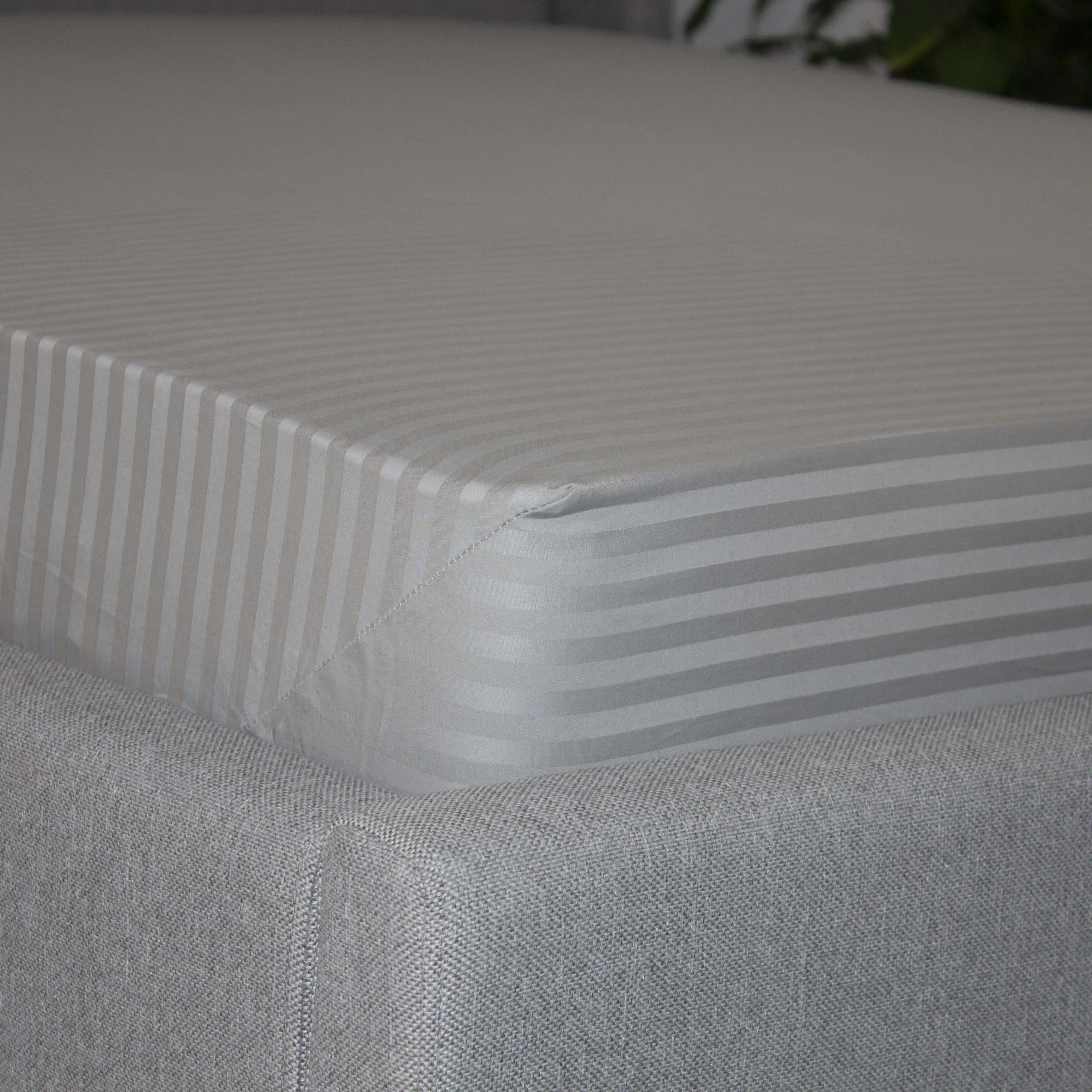 Простирадло "ТЕП" з резинкою сатин Grey, 180x200 - Фото 3