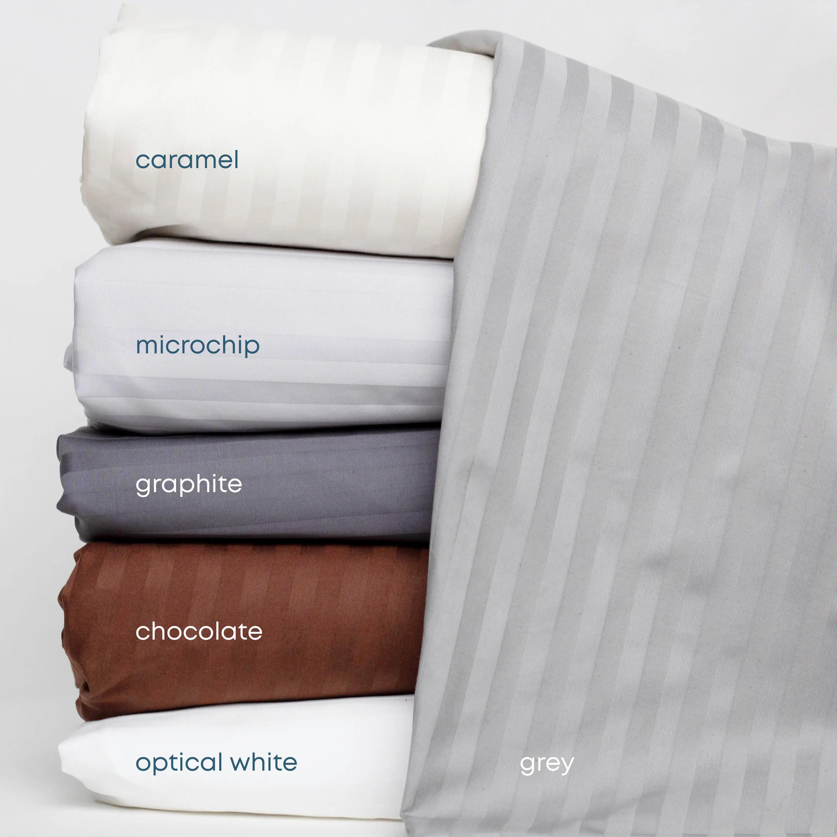 TEP fitted sheet with elastic band, satin, Caramel, 180x200 - Photo 6