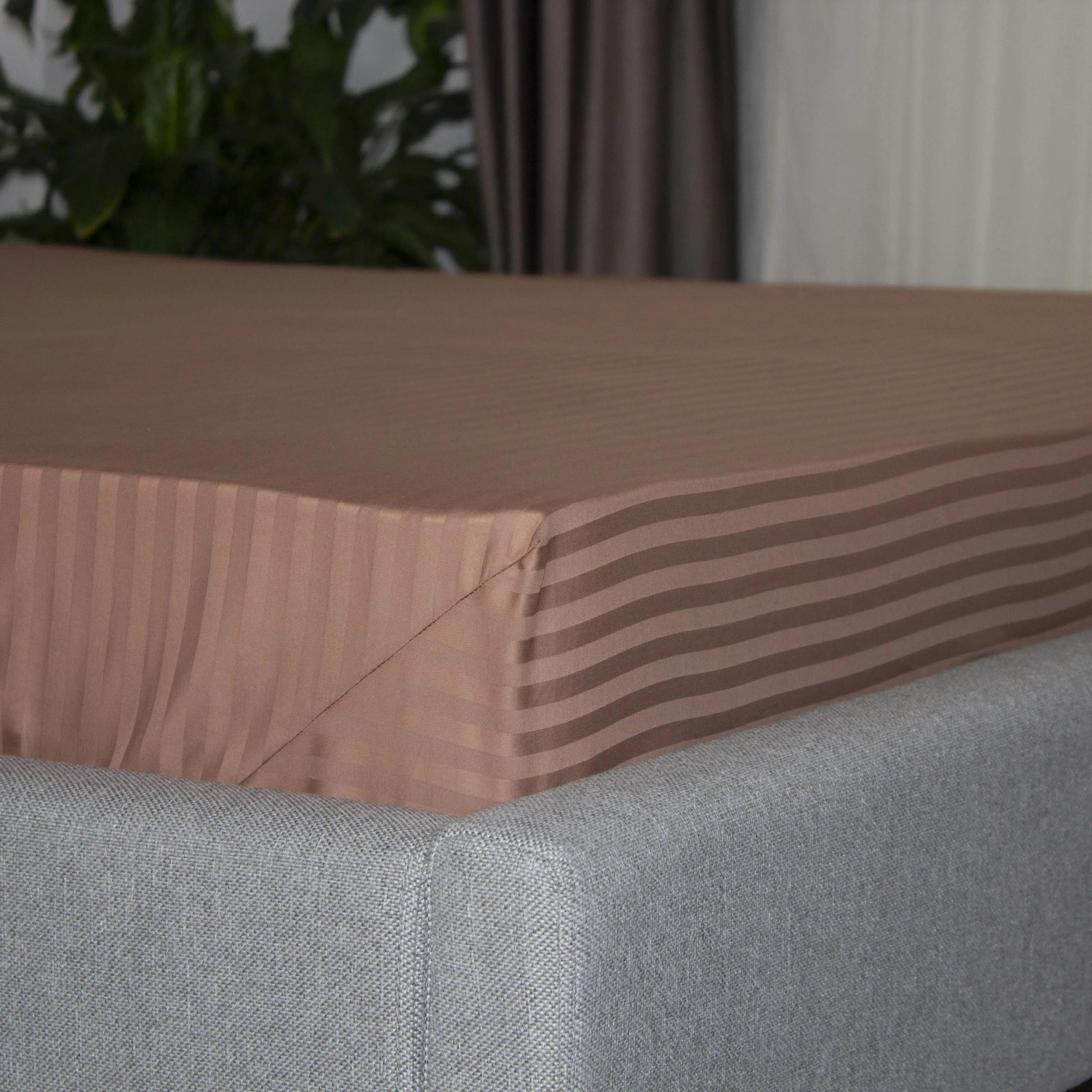 Простыня «ТЕП» с резинкой сатин Macchiato, 160x200 - Фото 2