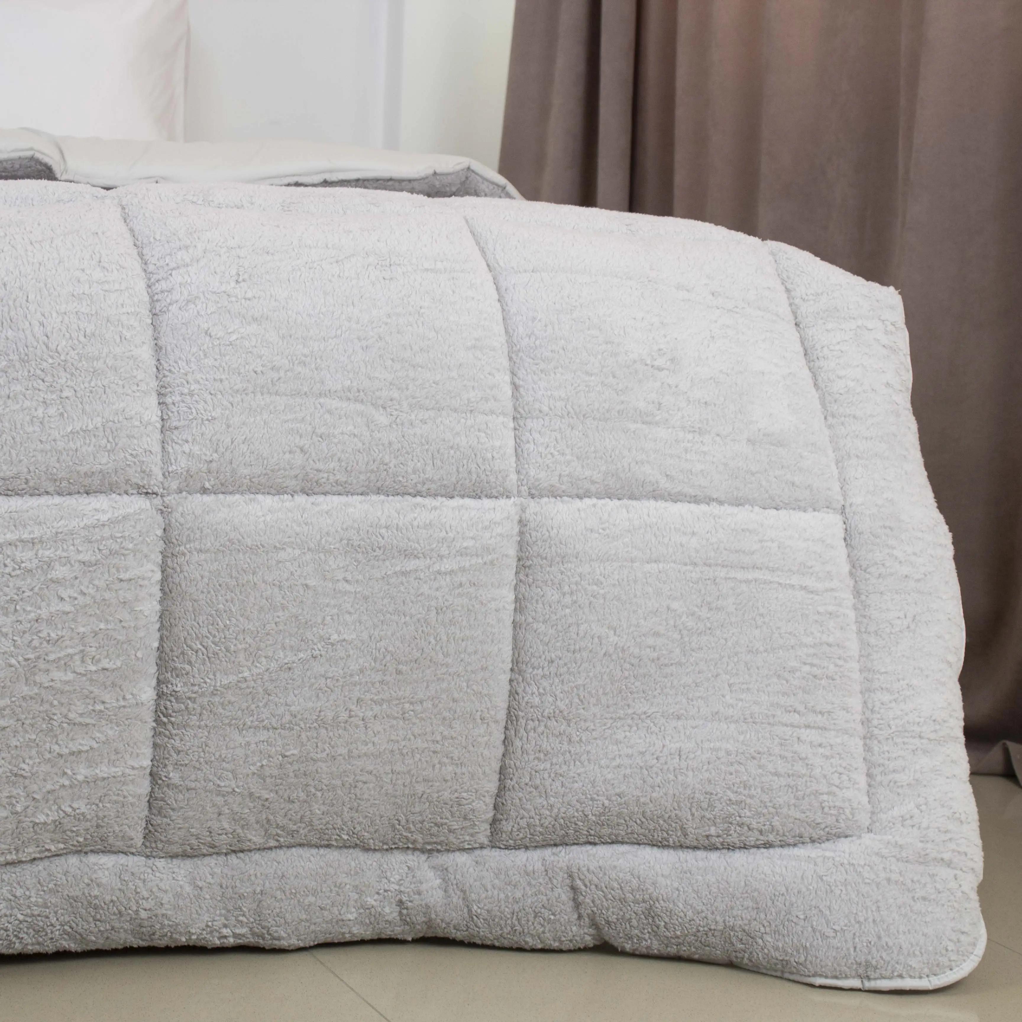 Ковдра "TEDDY" Світло-сірий, 180x210 - Фото 4