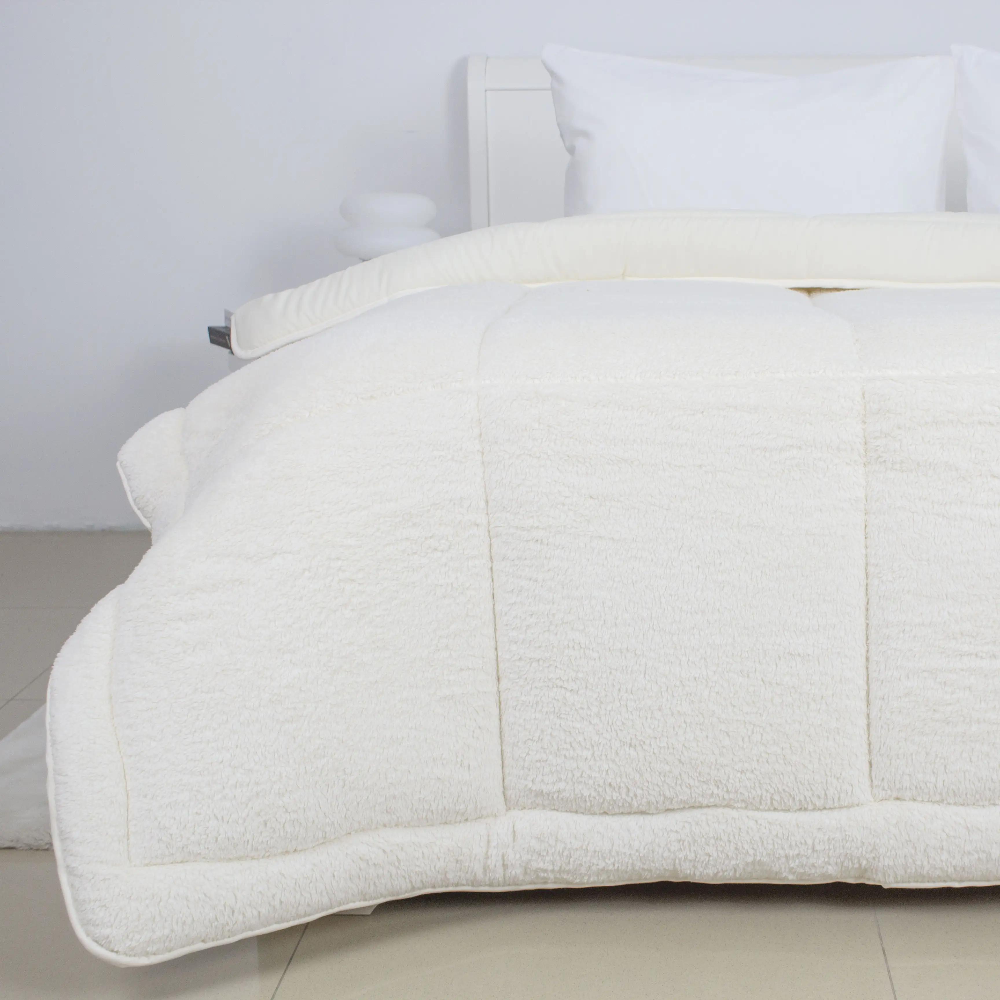 Blanket "TEDDY" Milky, 150x210 - Photo 3