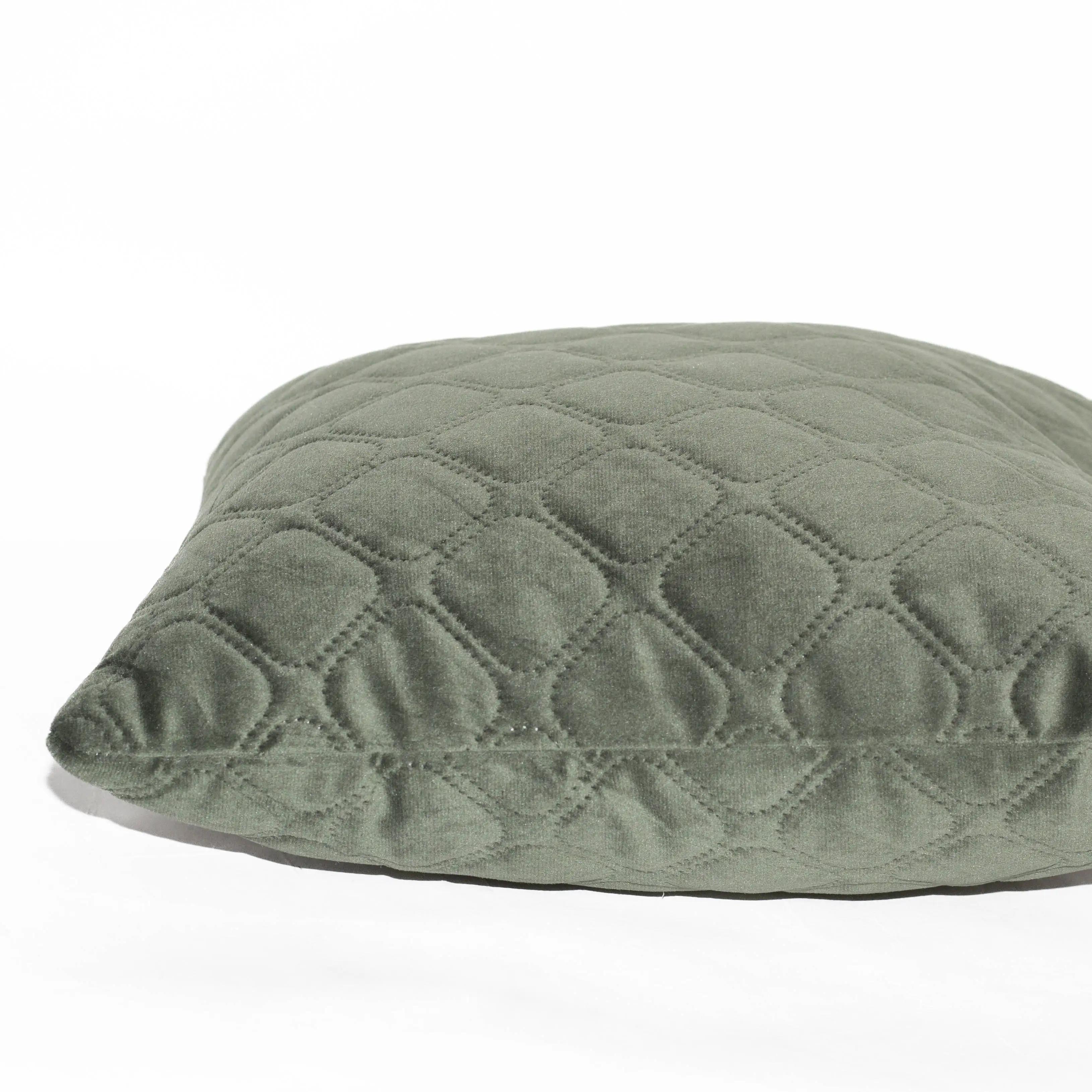 Подушка декоративная "VELURE" Dark Green, 50x70 - Фото 4