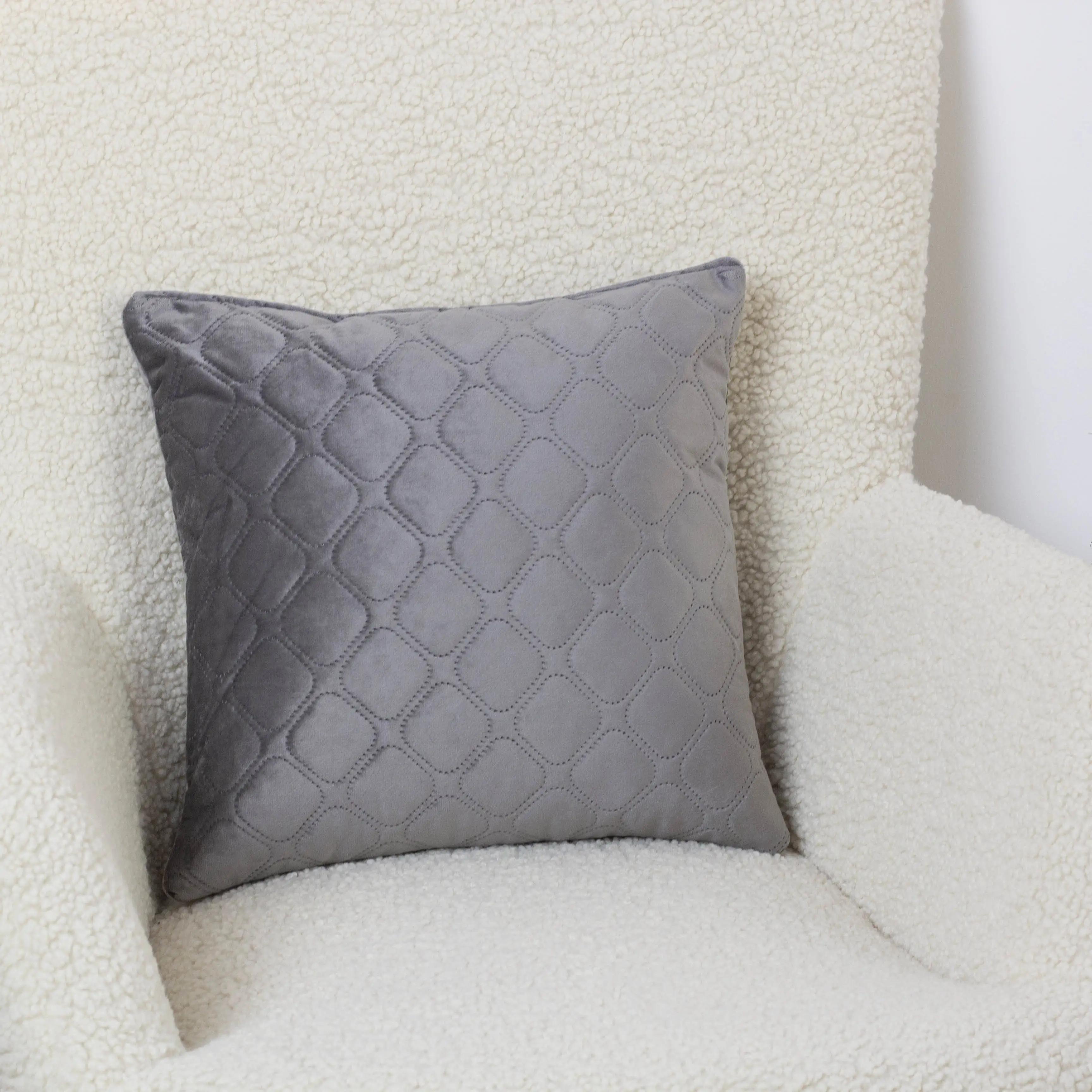 Подушка декоративная "VELURE" Dark Grey, 40x40 - Фото 2