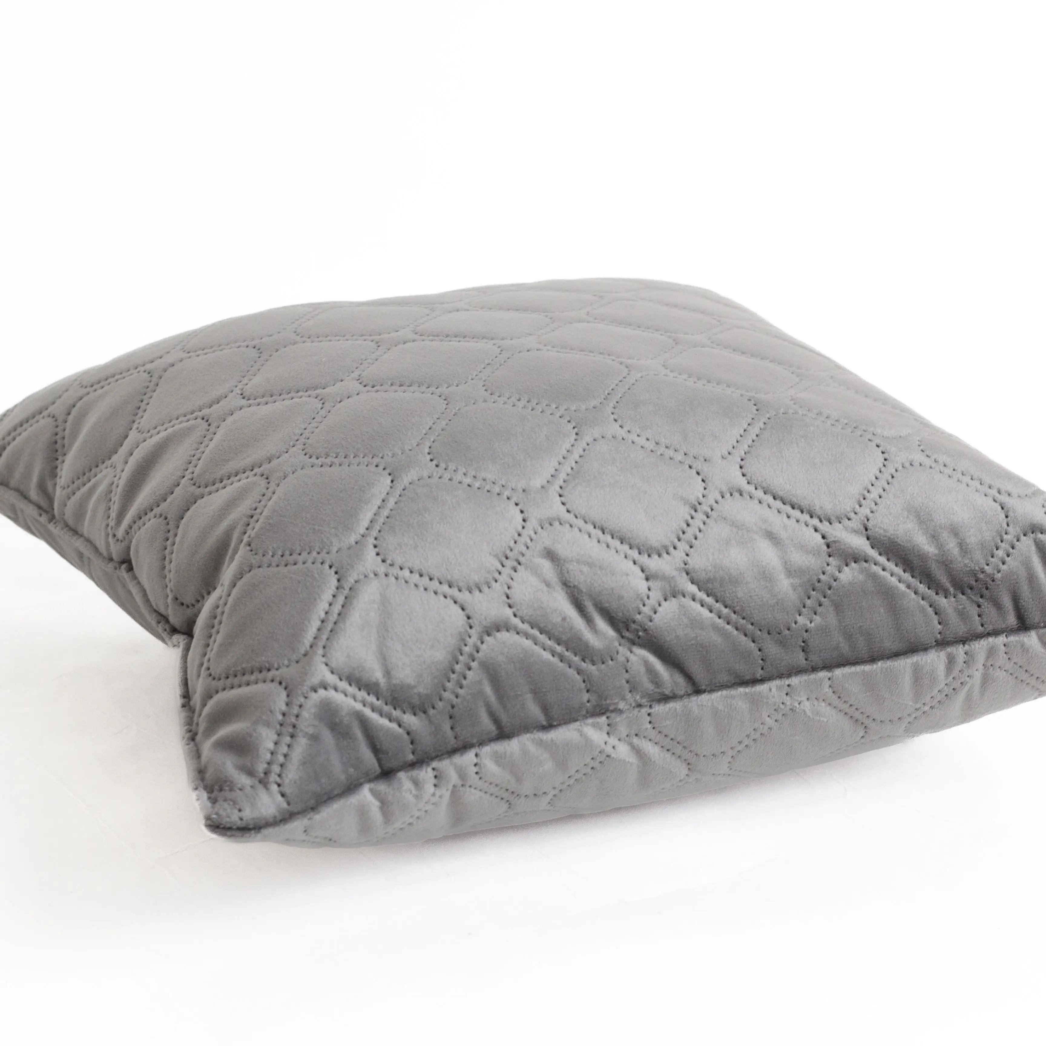 Подушка декоративная "VELURE" Dark Grey, 40x40 - Фото 4