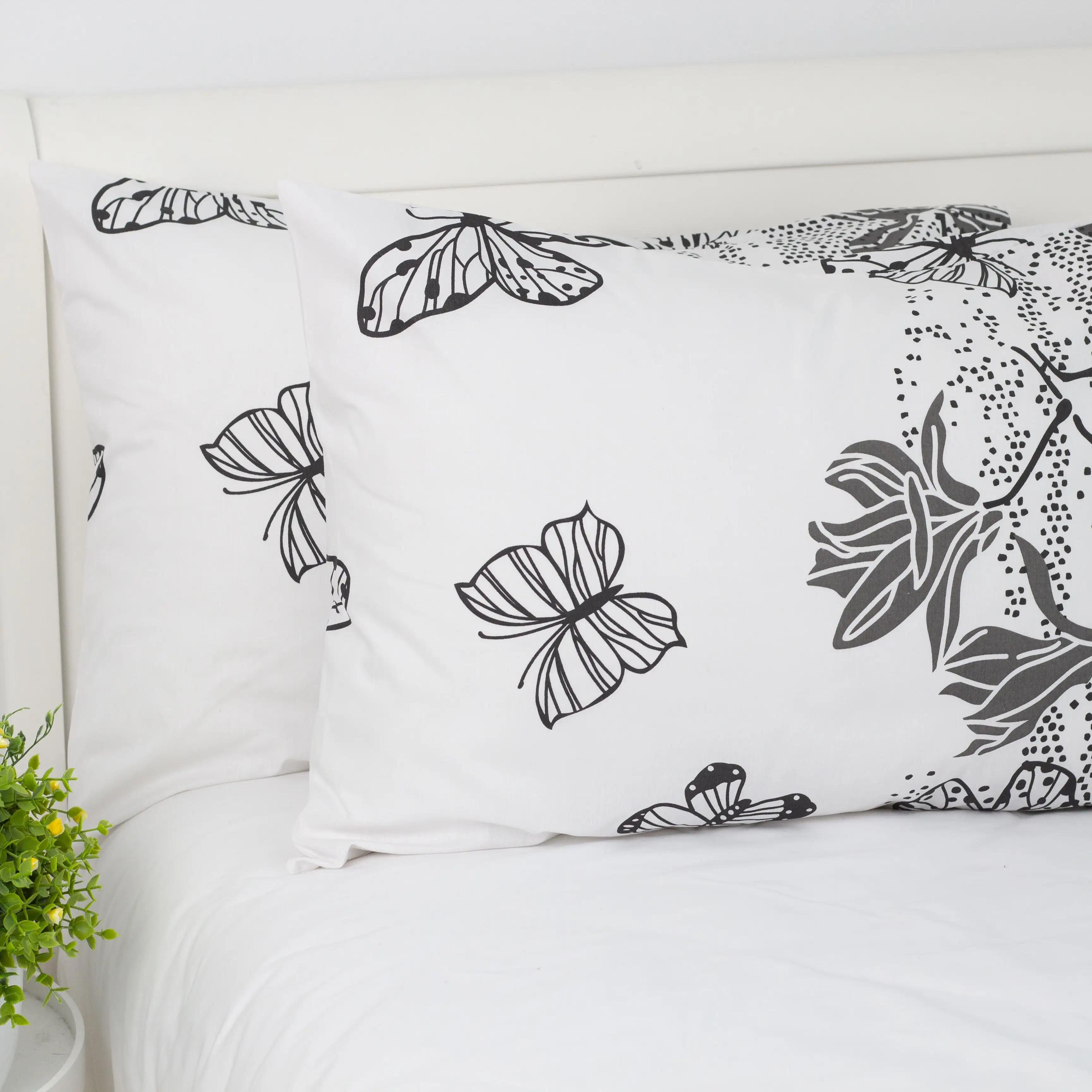 Комплект наволочок ТЕП Black Butterfly FR, 70x70 - Фото 2