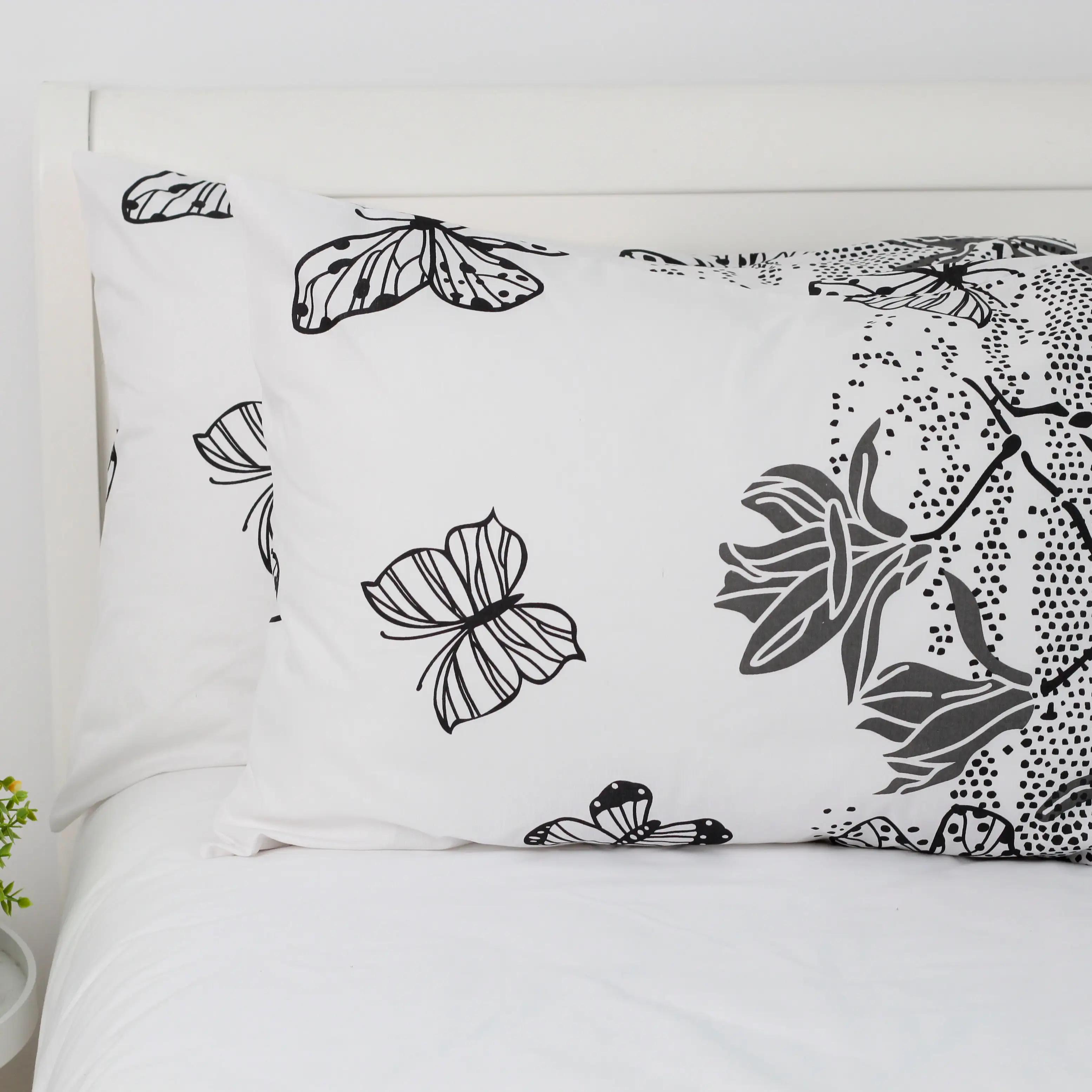 Комплект наволочок ТЕП Black Butterfly FR, 70x70 - Фото 3