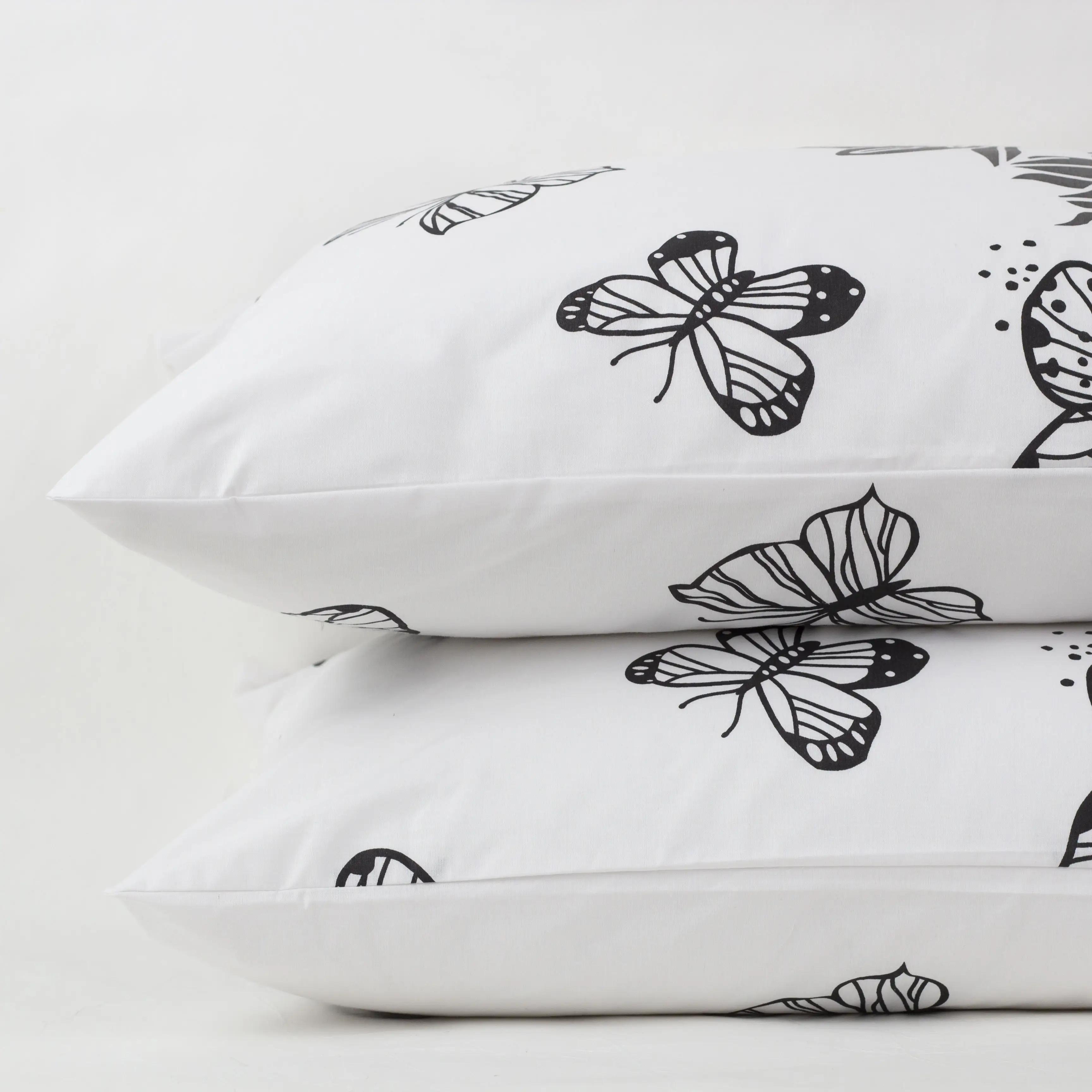 Комплект наволочок ТЕП Black Butterfly FR, 70x70 - Фото 5