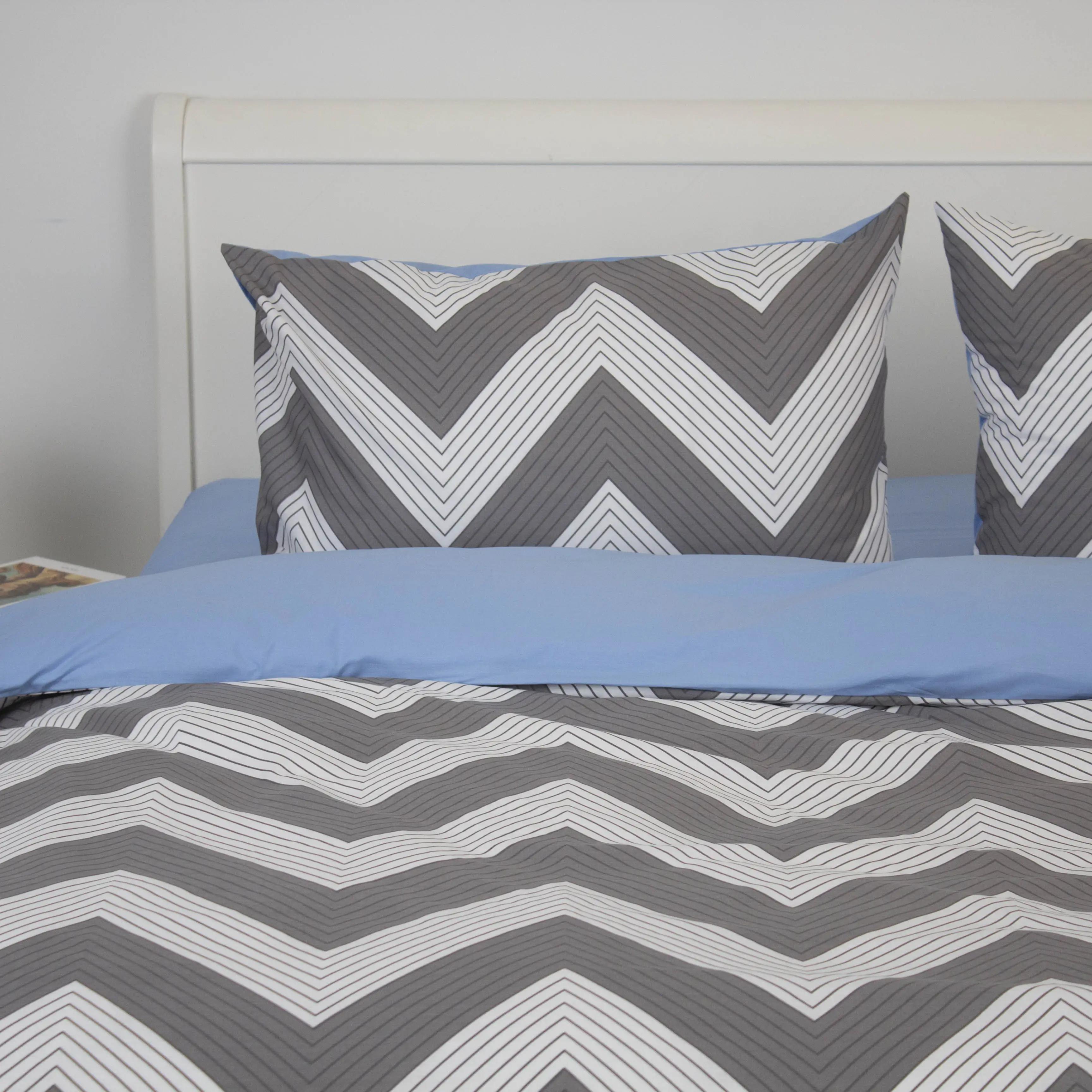 Комплект постельного белья ТЕП «Happy Sleep» Blue Symmetry, двуспальное - Фото 2