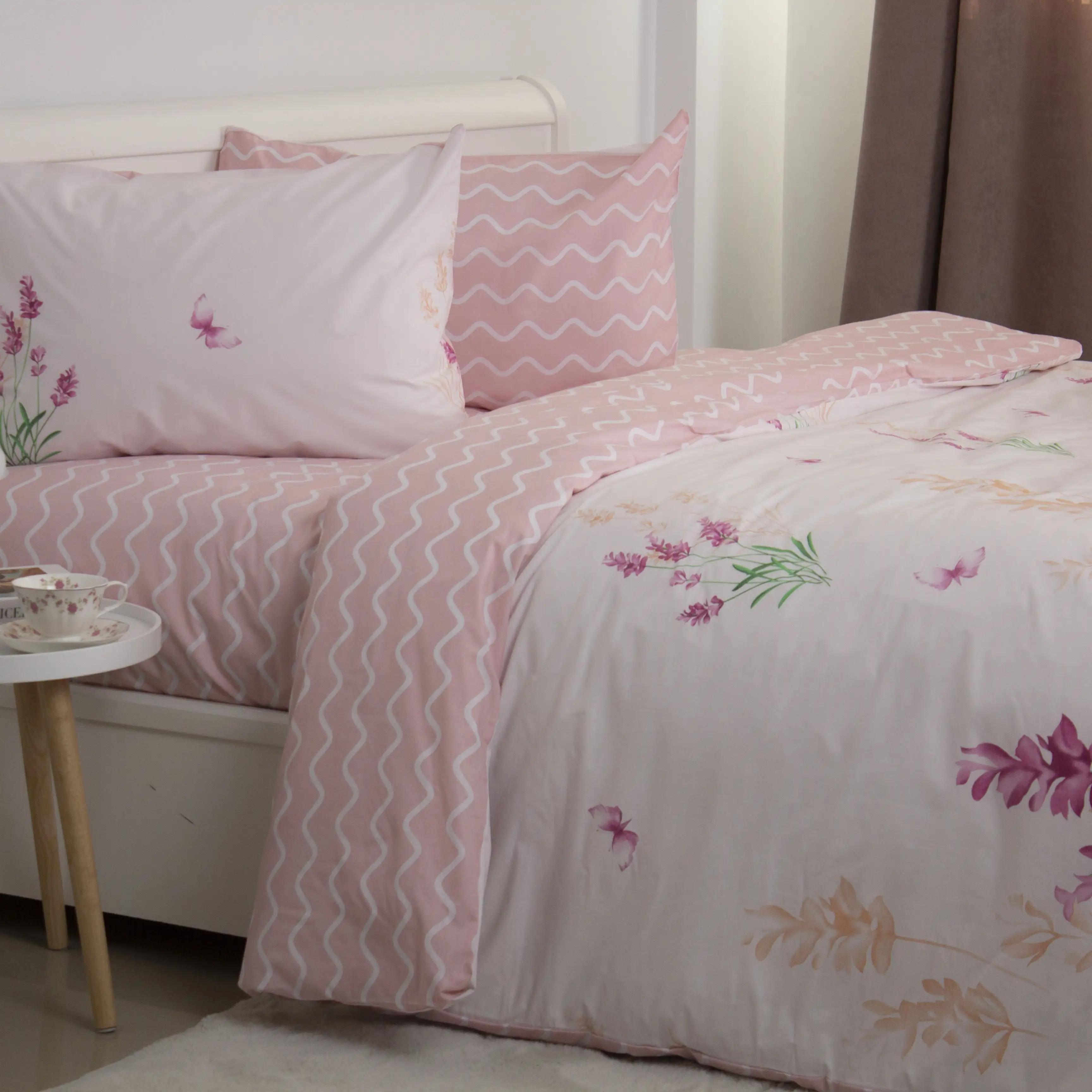 Комплект постельного белья ТЕП «Happy Sleep» Flower Wave, двуспальное - Фото 3