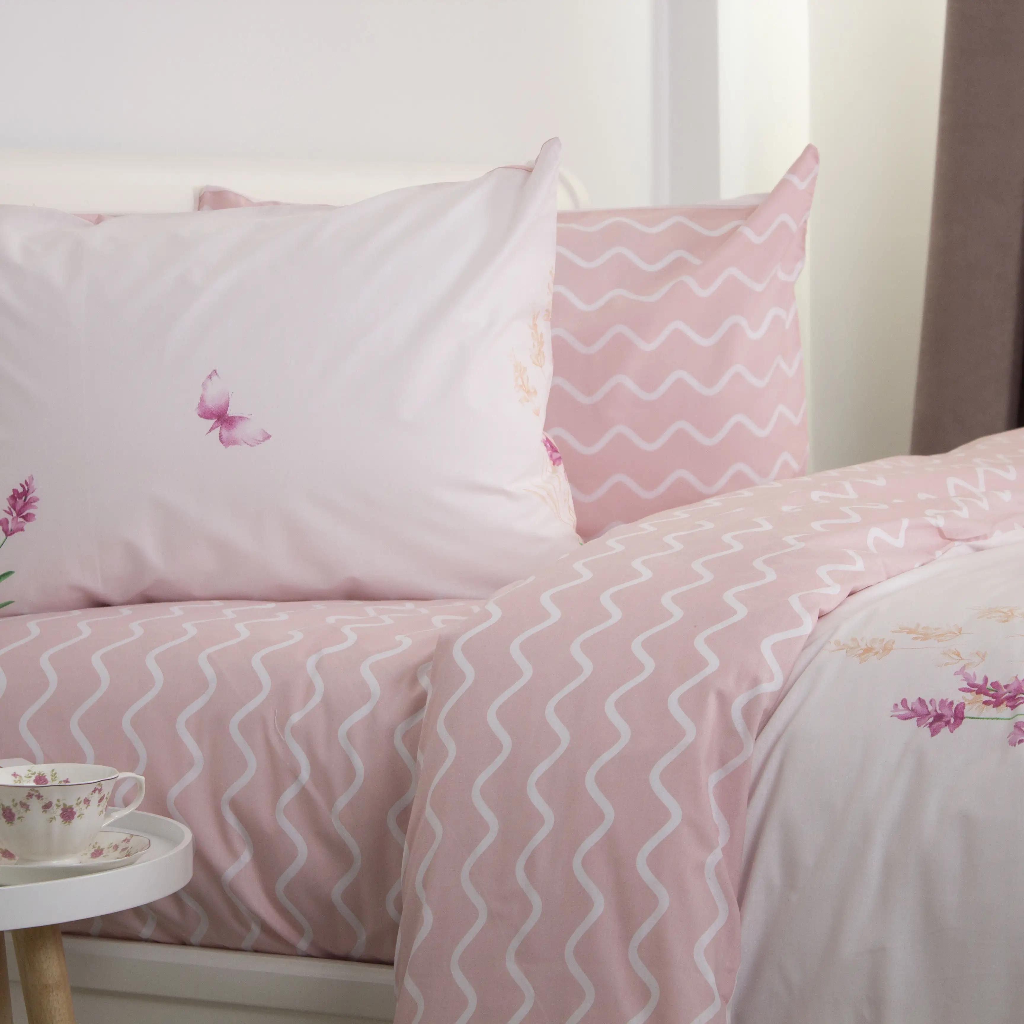 Комплект постельного белья ТЕП «Happy Sleep» Flower Wave, двуспальное - Фото 4