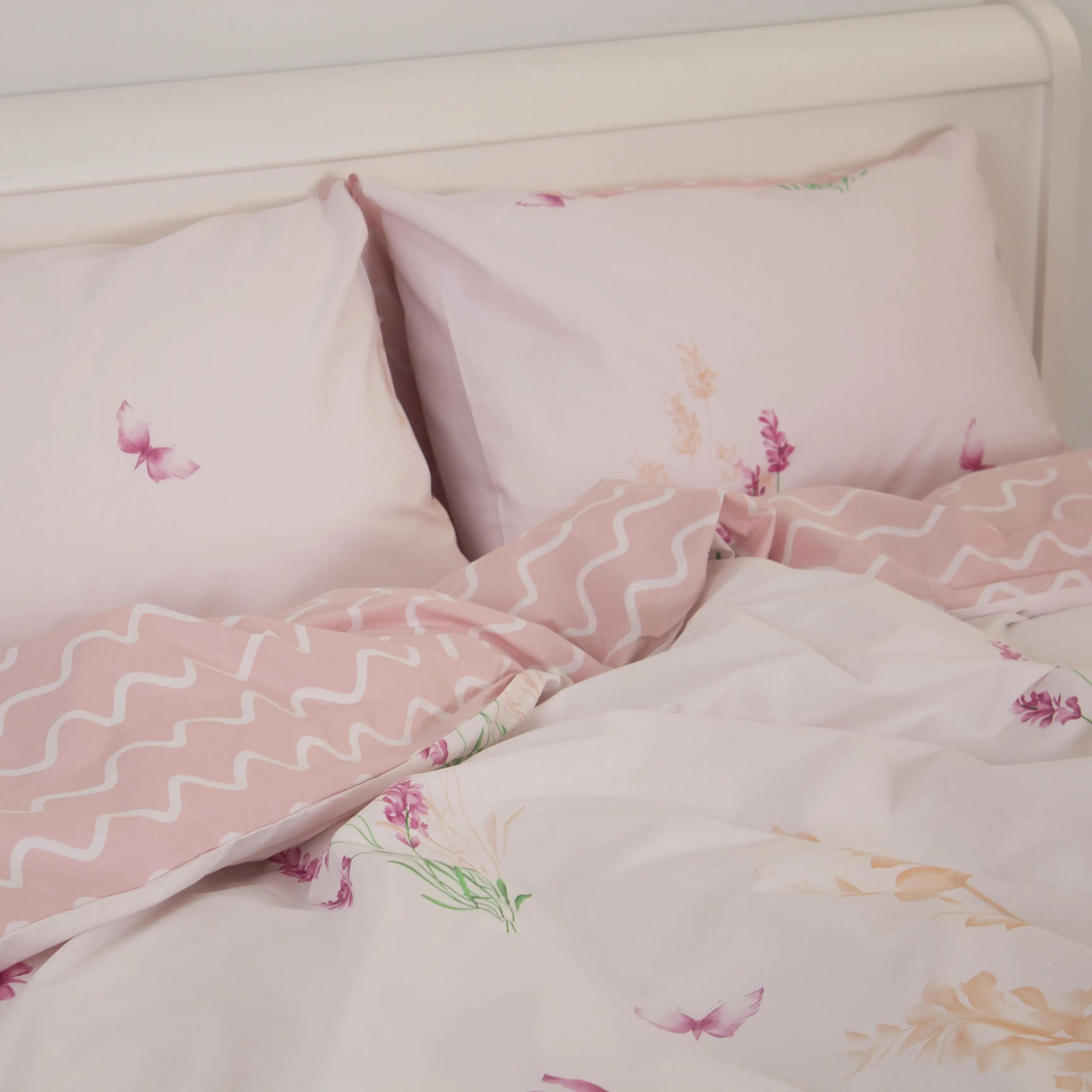 Комплект постельного белья ТЕП «Happy Sleep» Flower Wave, двуспальное - Фото 5