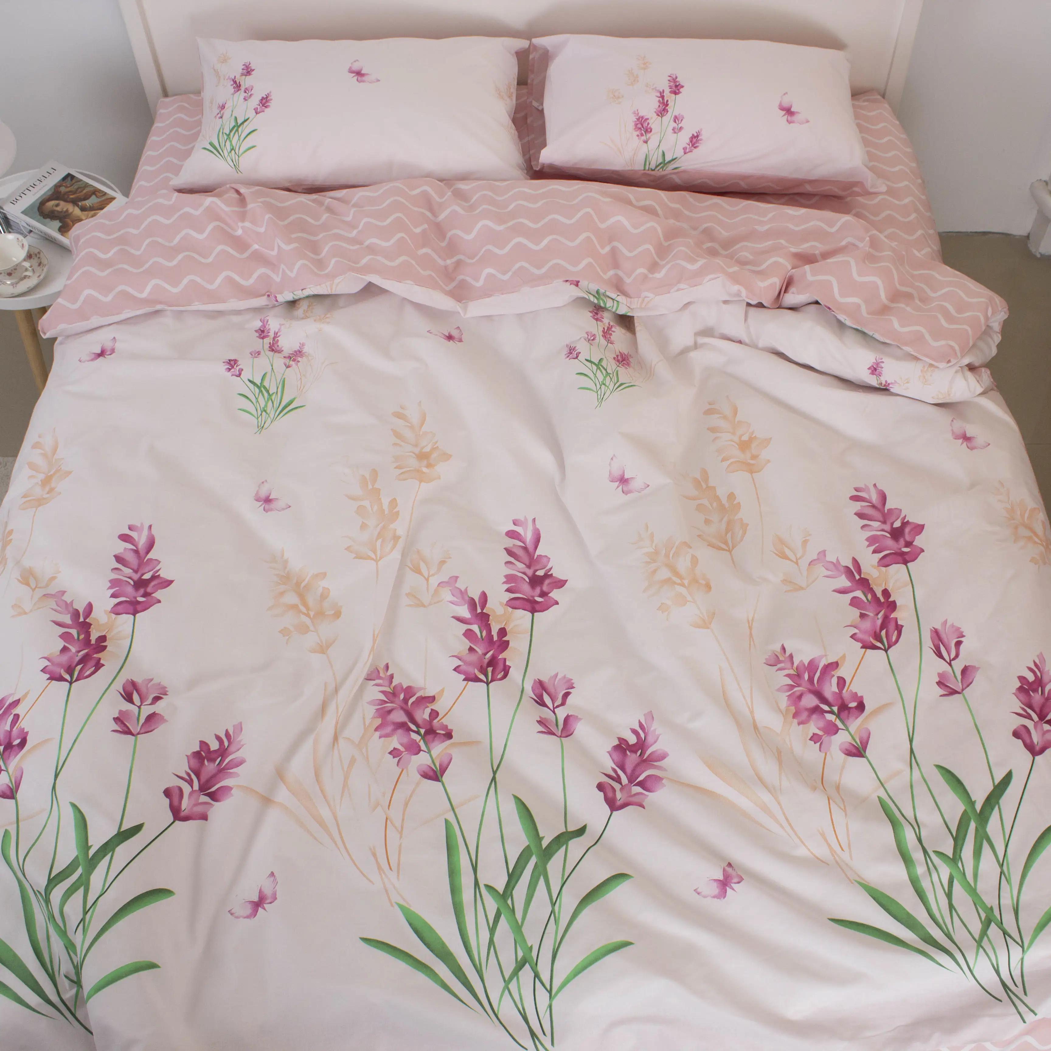 Комплект постельного белья ТЕП «Happy Sleep» Flower Wave, двуспальное - Фото 7
