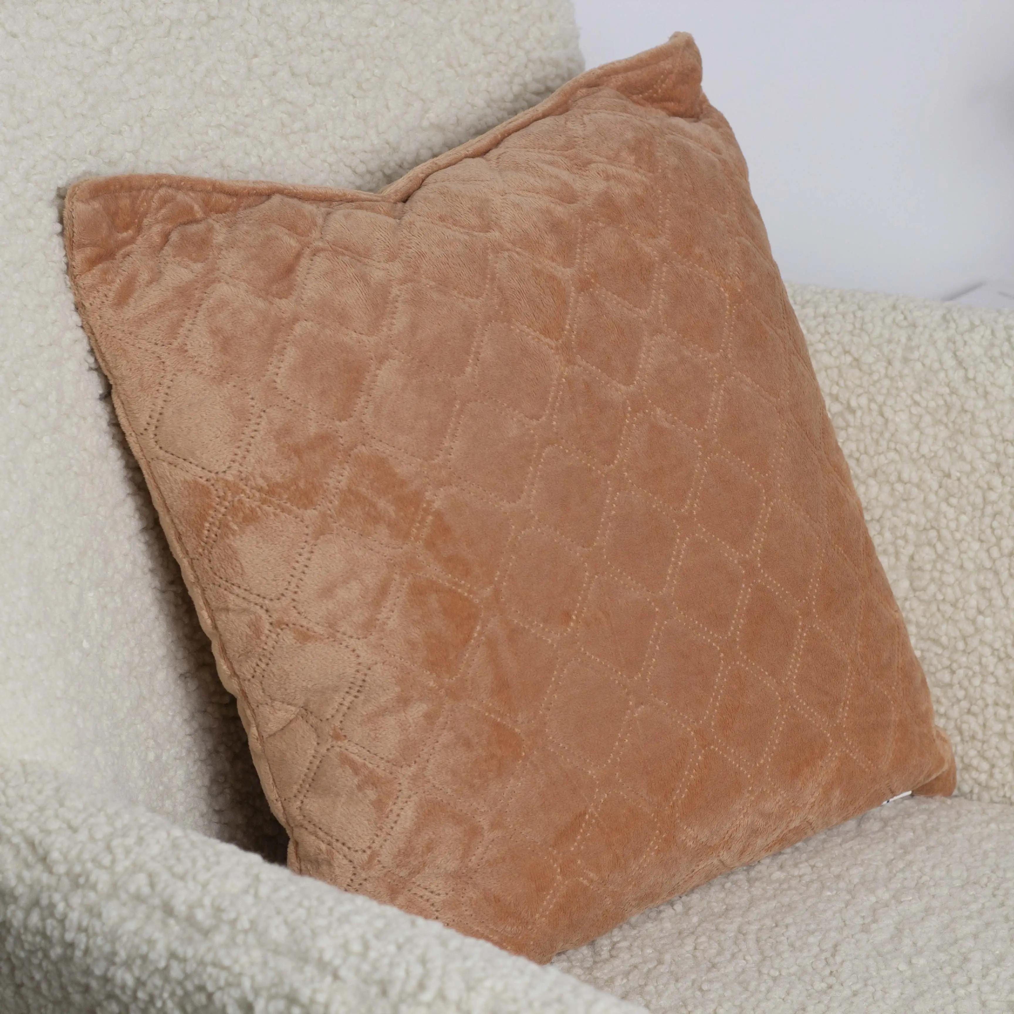 Decorative pillow "VELOUR" Coffee, 45x45 - Photo 2