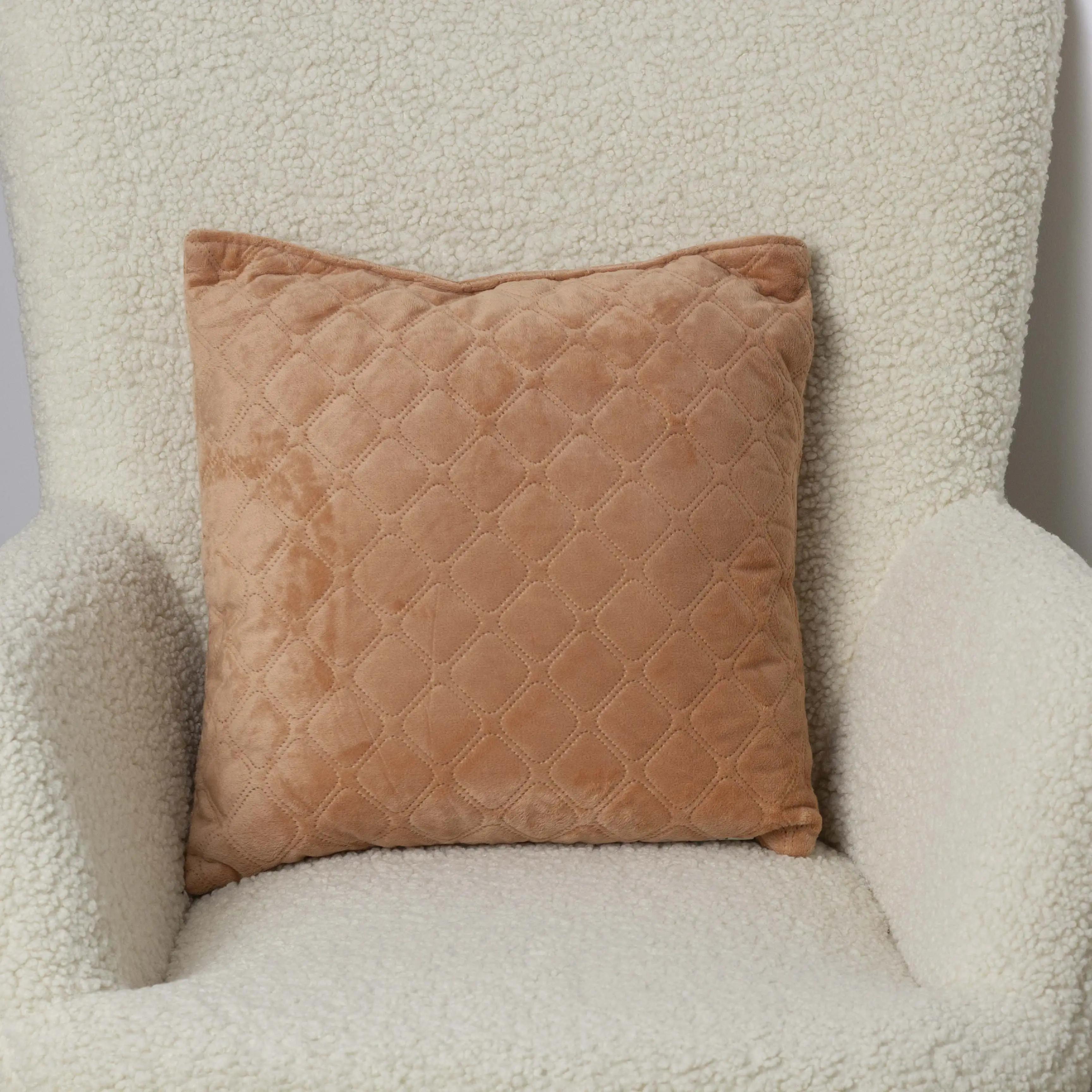 Decorative pillow "VELOUR" Coffee, 45x45 - Photo 3
